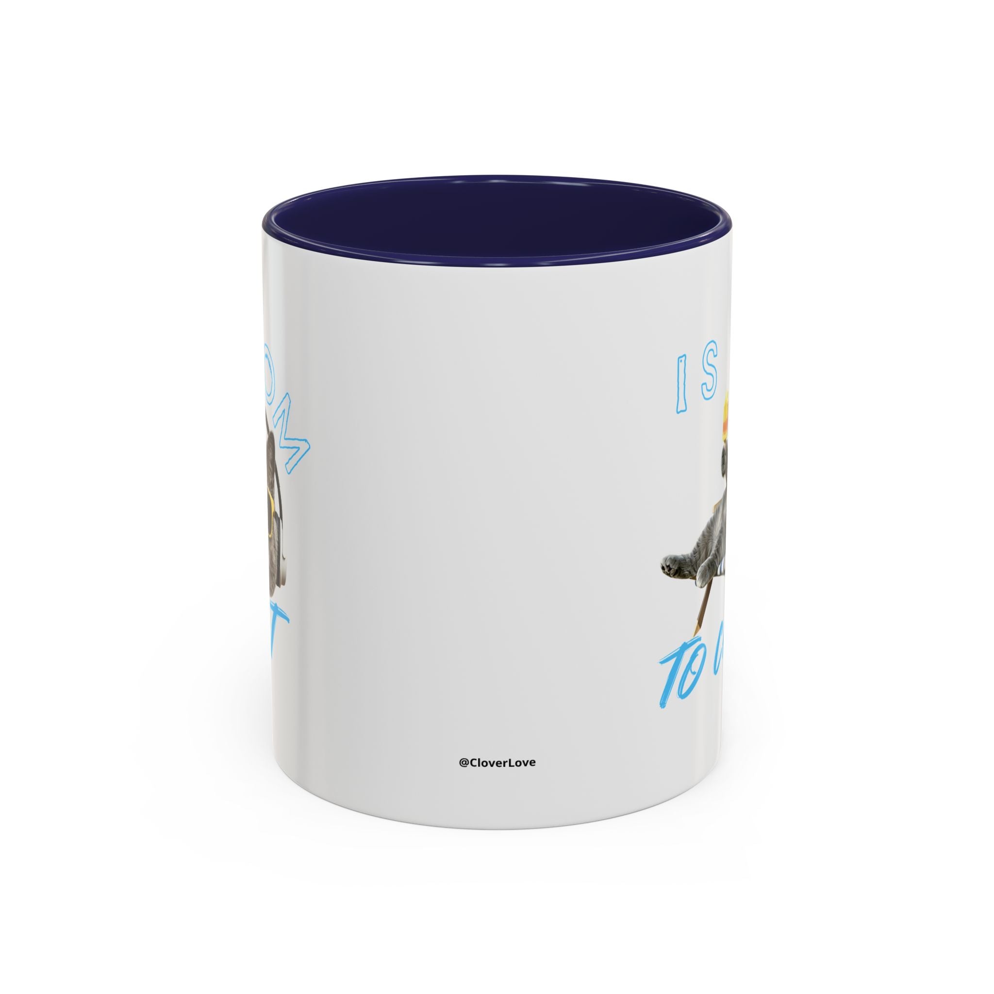 Chill Cat Sommerbecher | Personalisierte Katzenfoto-Kaffeetasse mit individuellem Text