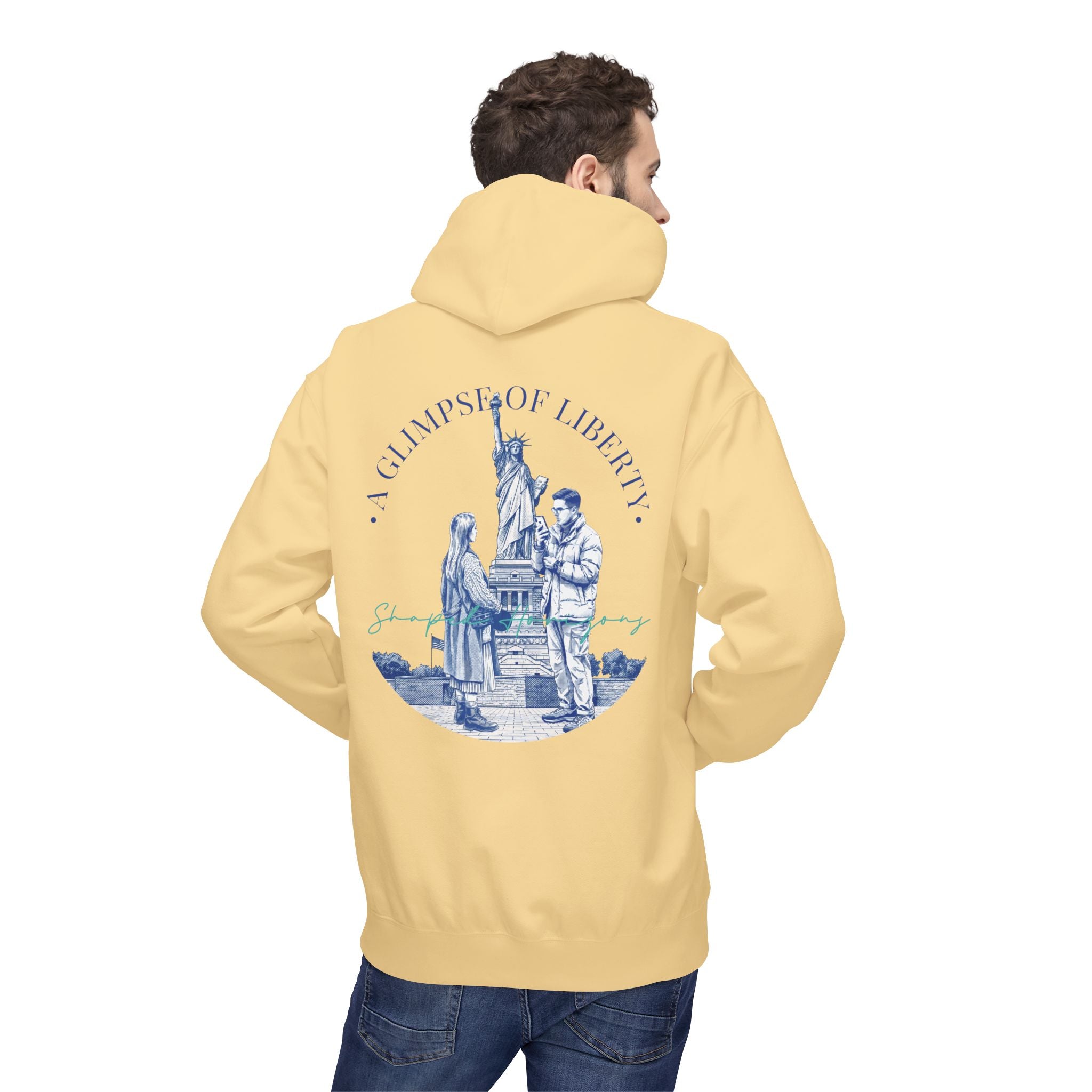 Statue of Liberty Adventure Hoodie | Vintage New York Travel Sweatshirt