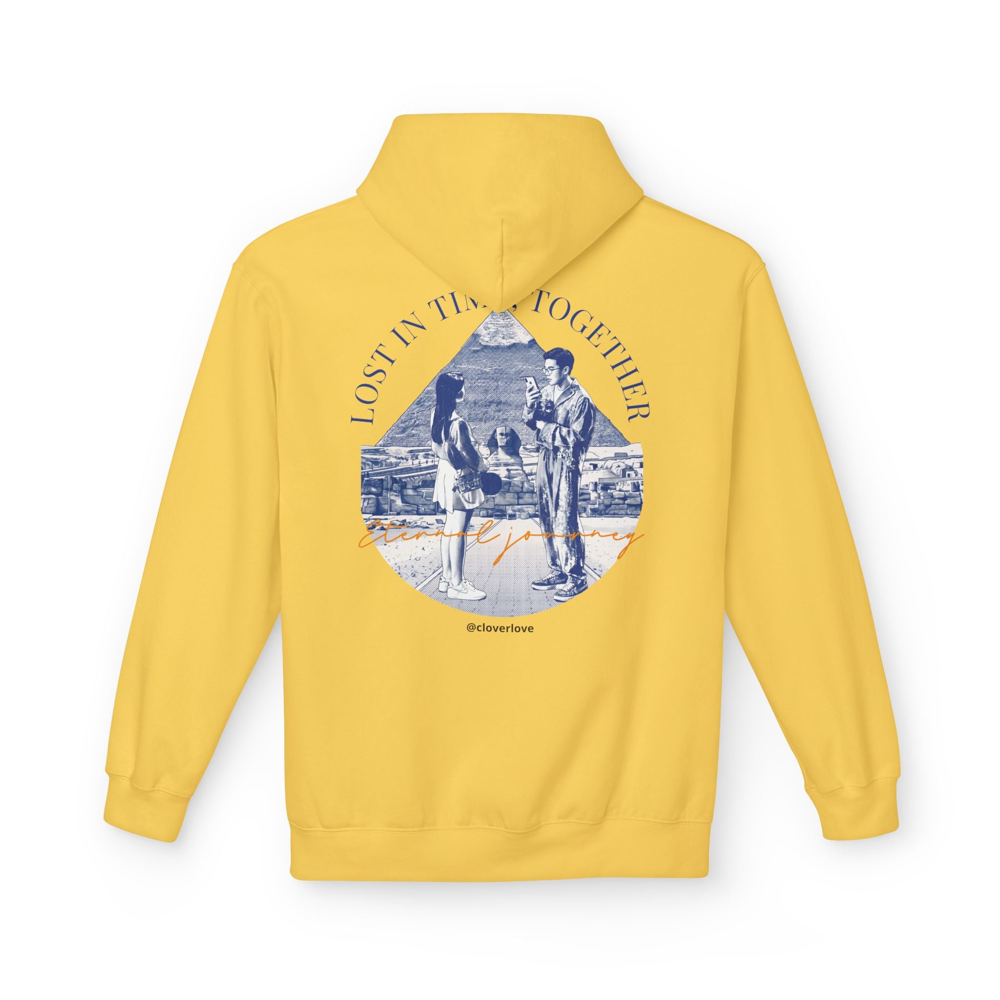 Vintage Reise Hoodie | Pärchen Wahrzeichen Grafik Sweatshirt