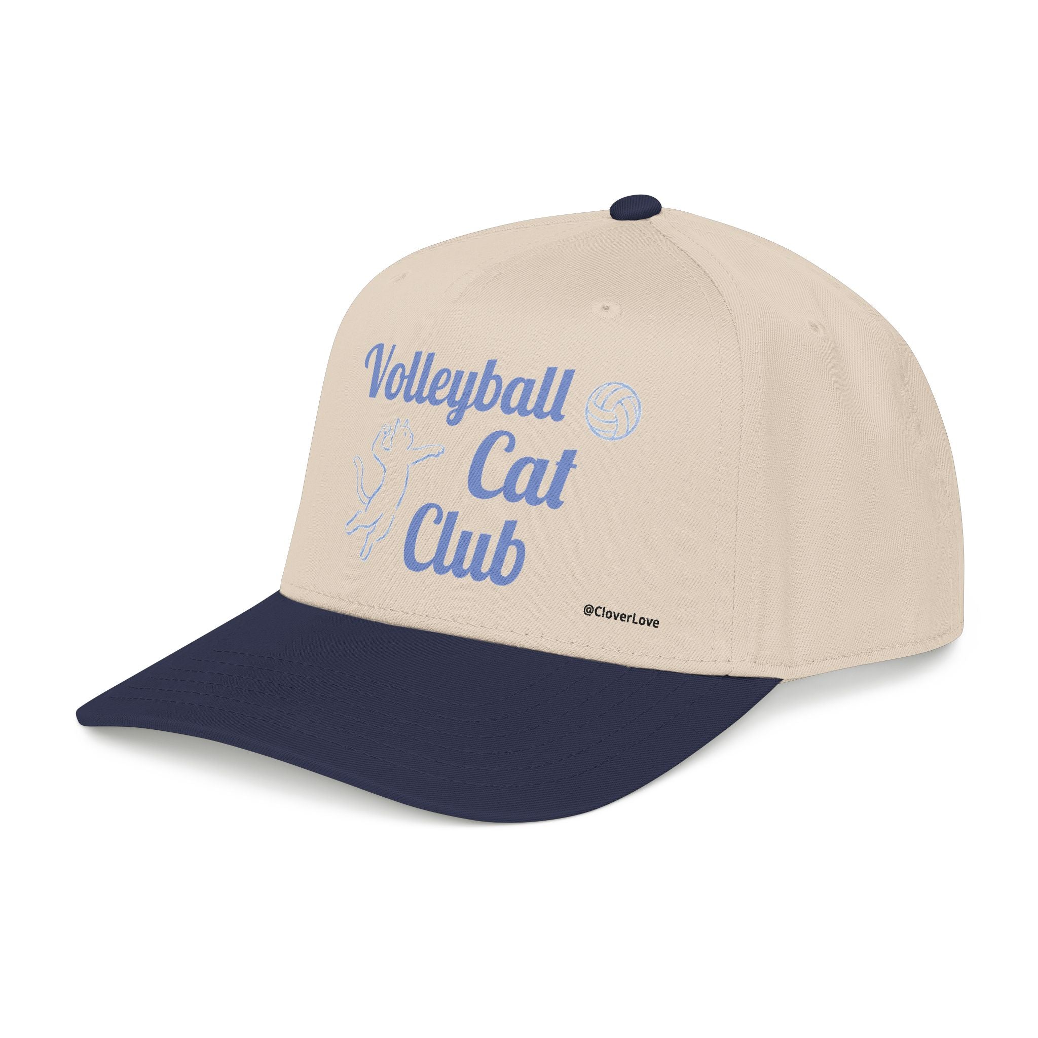 VC8, Cat's Skiff Adventure Baseball Cap — Cute Nautical Cat Hat with @CloverLove Design