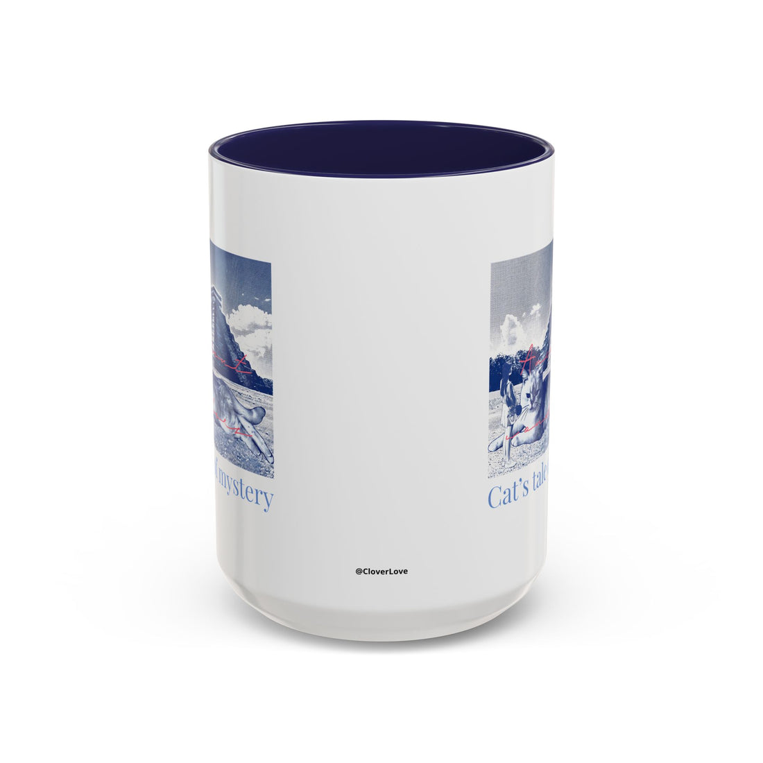 Chichen Itza Cat Travel Mug - Mexico Landmark Coffee Cup for Cat Lovers