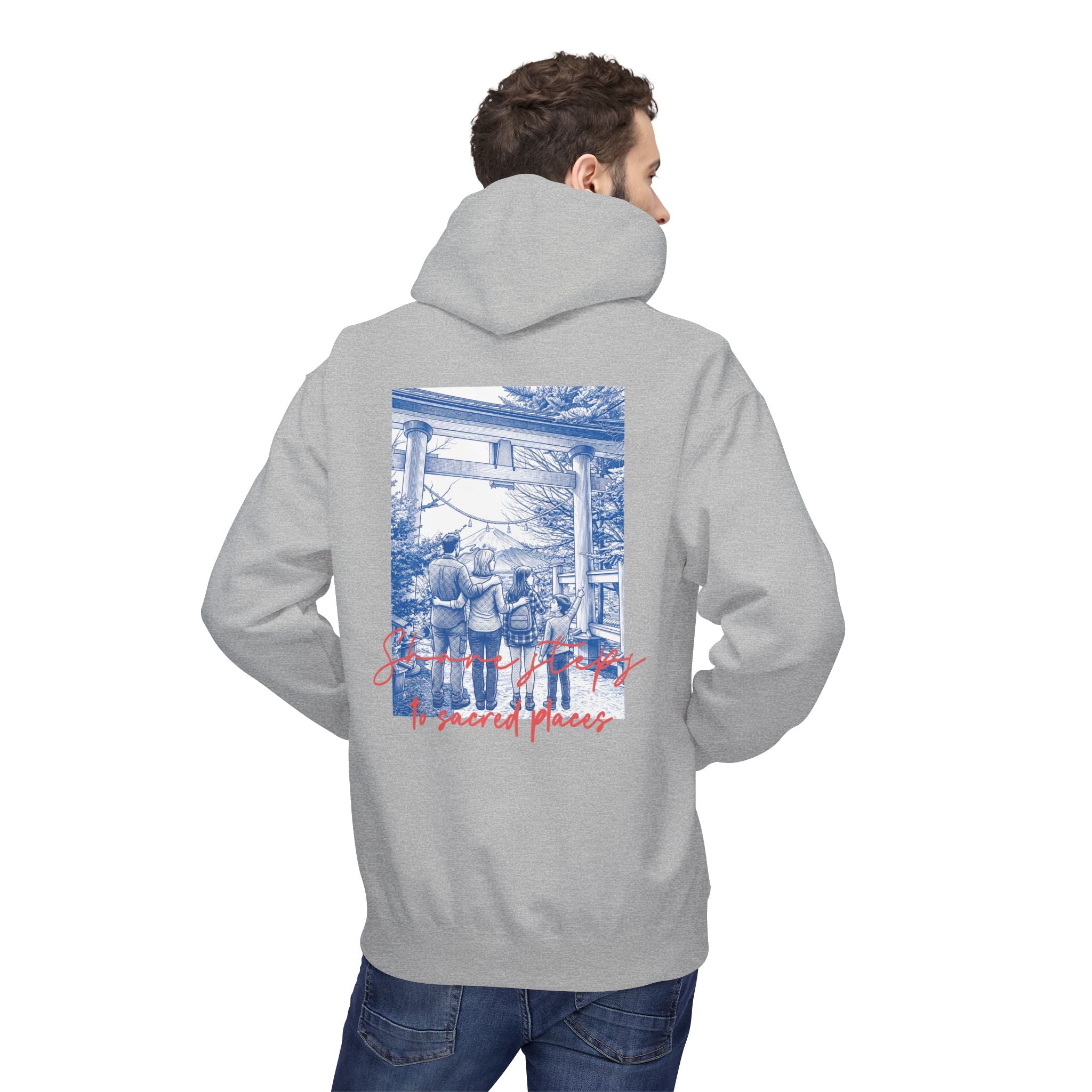 Sacred Places Hoodie | Vintage Travel Landmark Sweatshirt