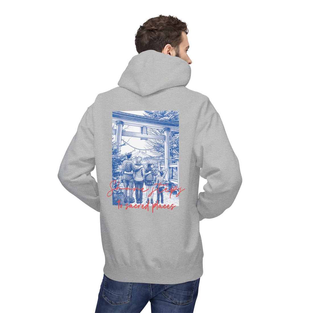 Sacred Places Hoodie | Vintage Travel Landmark Sweatshirt
