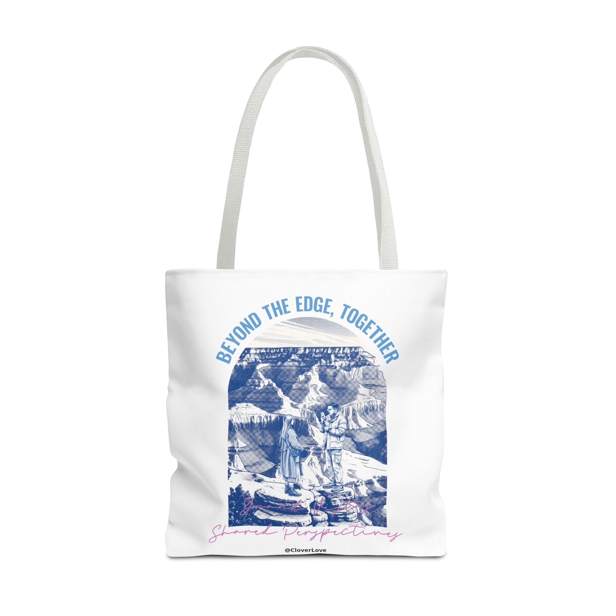 Beyond The Edge Travel Tote Bag | Grand Canyon Adventure Canvas Tote Bag for Travel Lovers