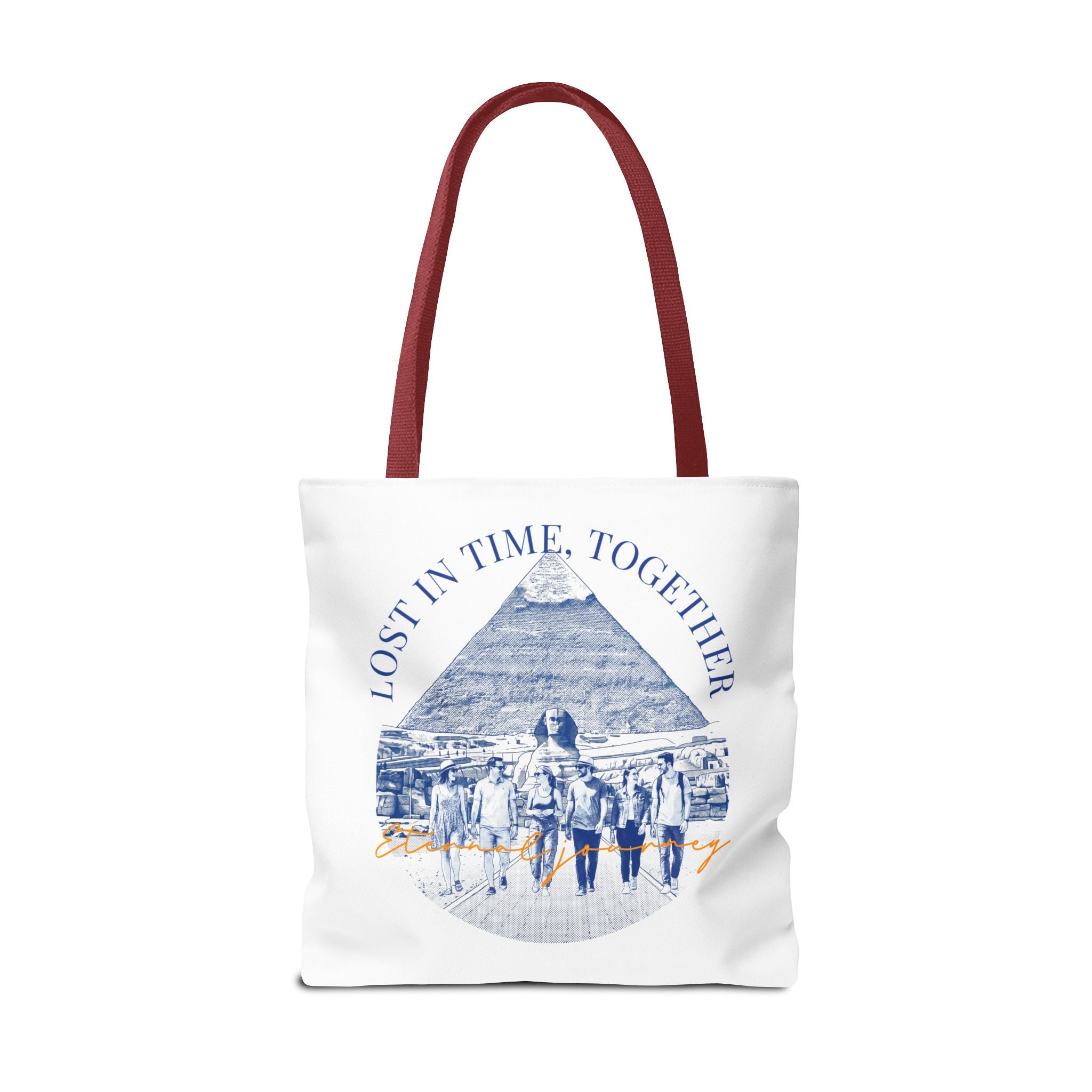 Egypt Pyramid Tote Bag | Vintage Travel Explorer Canvas Bag
