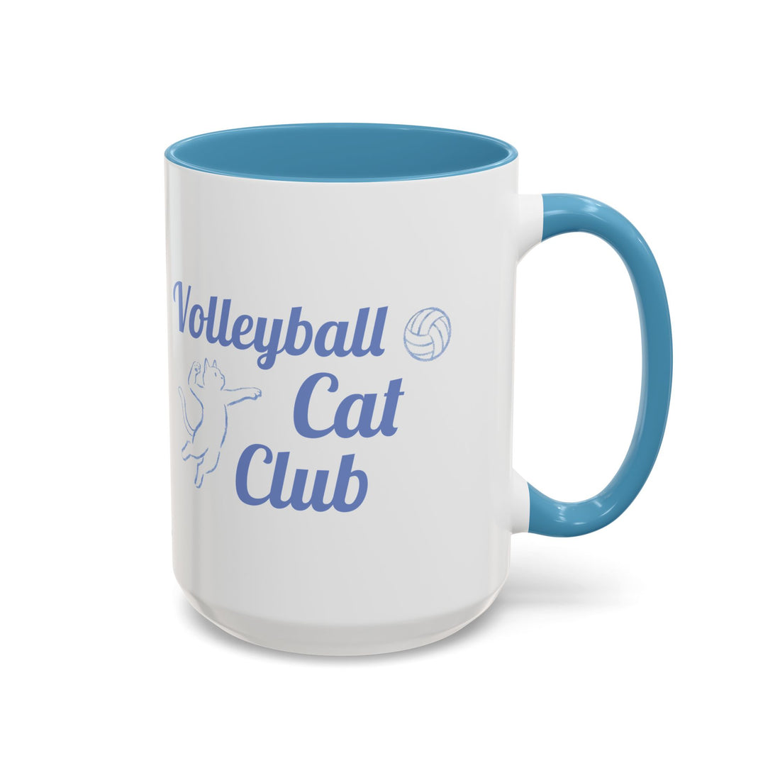 Volleyball Club Mug | Cat Design