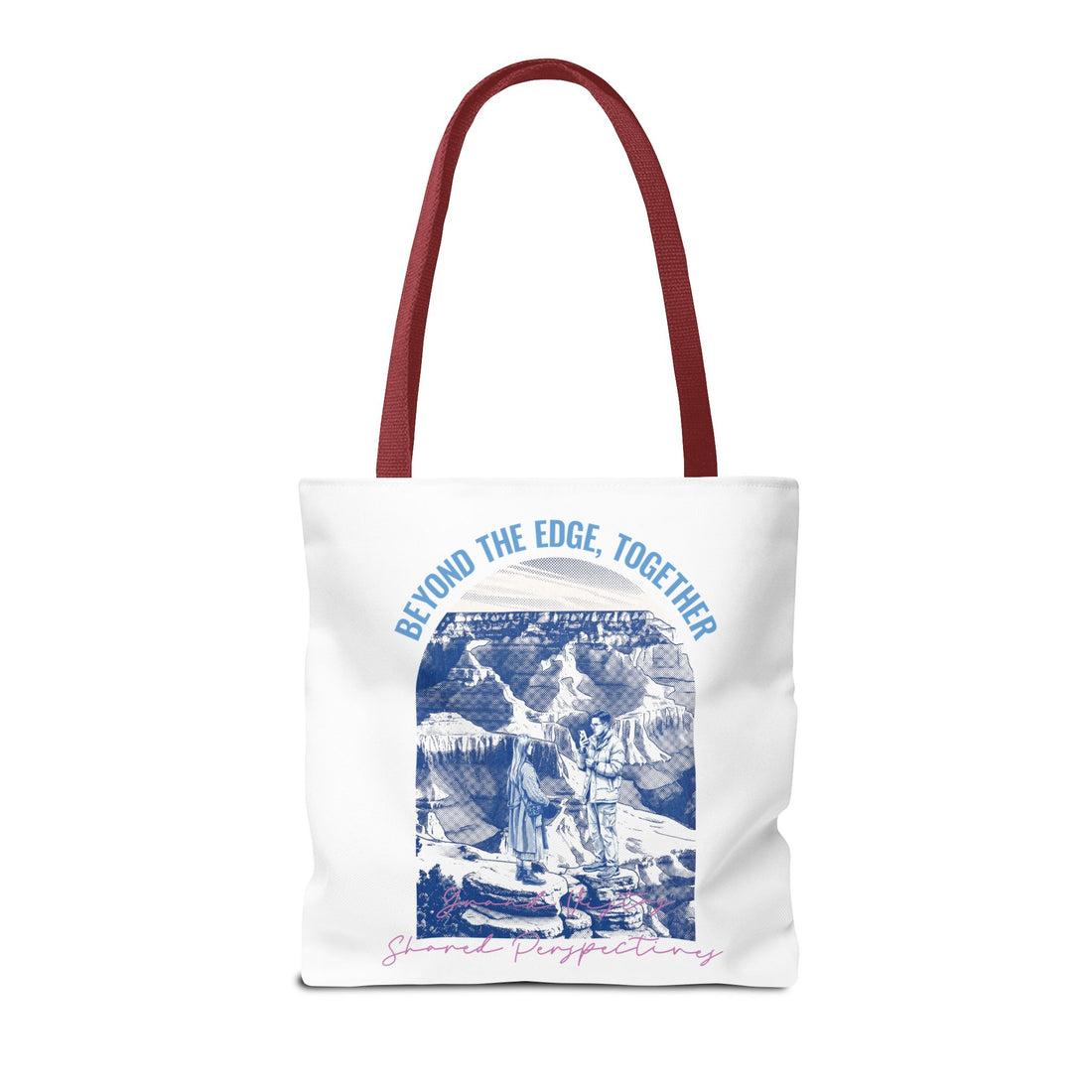 Beyond The Edge Travel Tote Bag | Grand Canyon Adventure Canvas Tote Bag for Travel Lovers