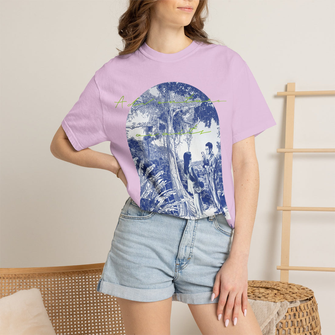Custom Jungle Adventure Travel T-Shirt - Couple Vacation Gift