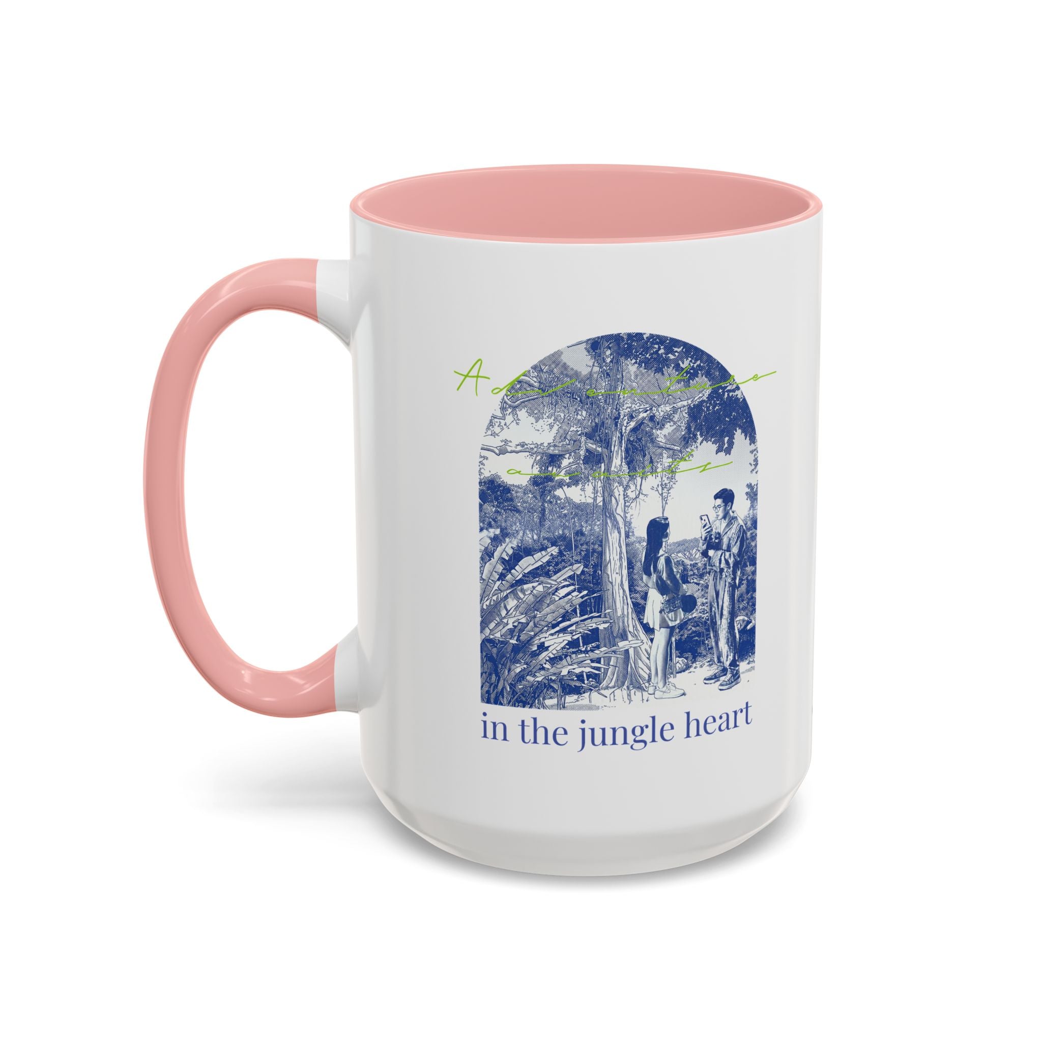 Jungle Adventure Travel Mug - Tropical Nature Coffee Cup for Explorers