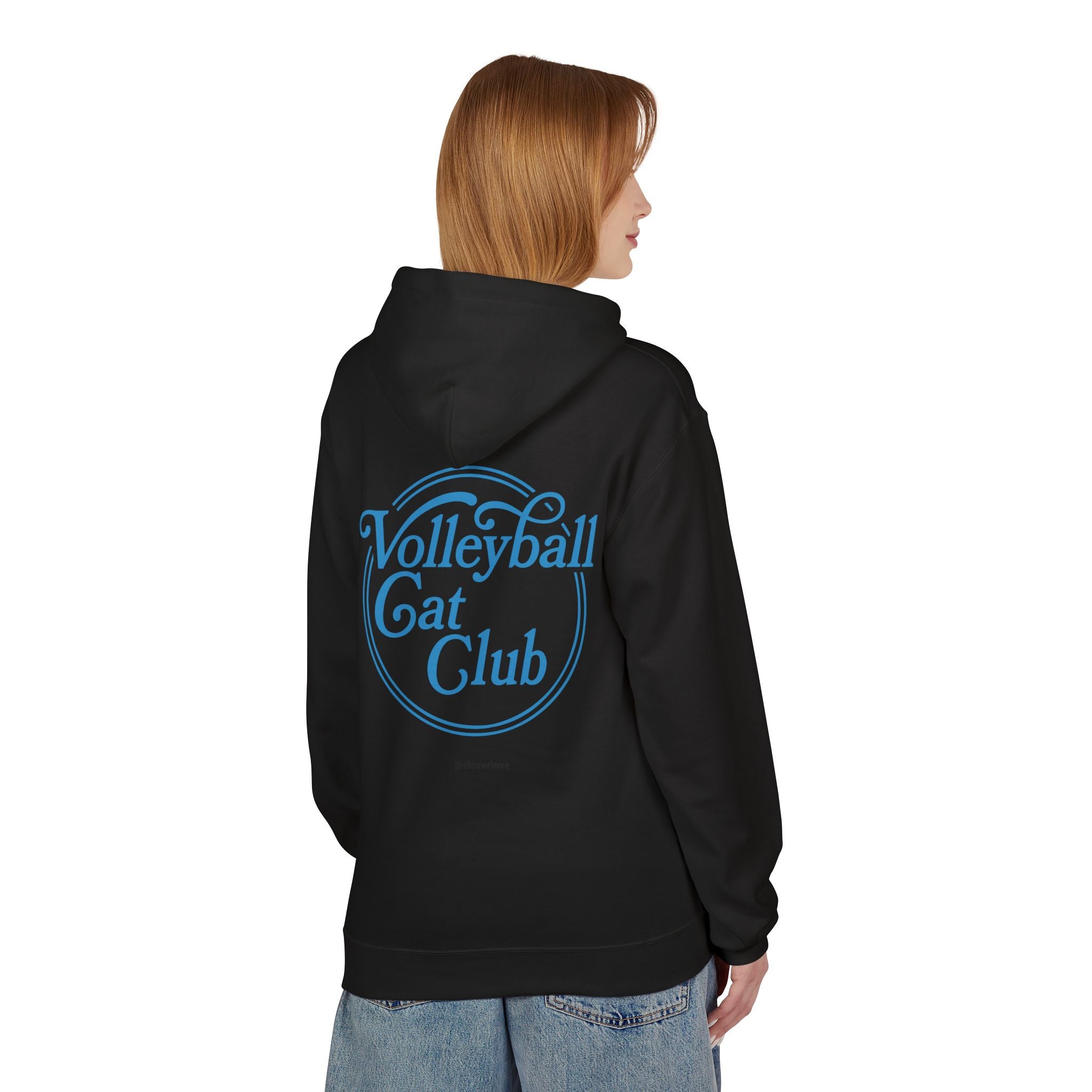 VC3, Catch the Echo Hoodie — Ocean Cat Adventure Graphic Hoodie