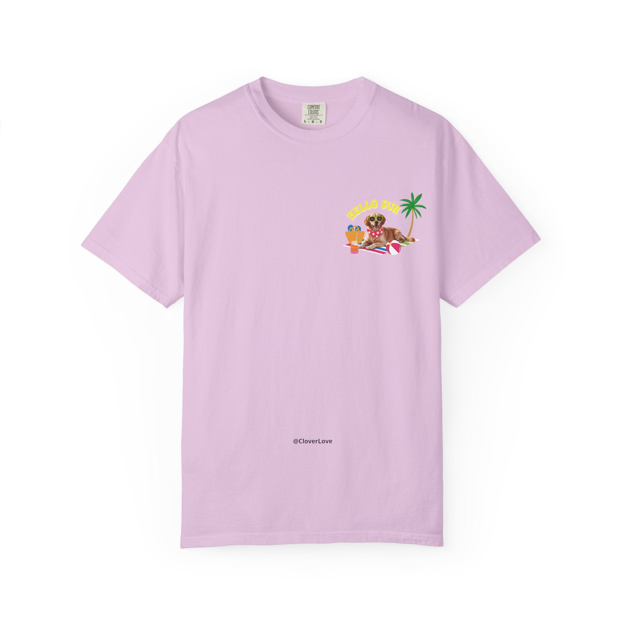 Custom Dog Summer T-Shirt - Funny Beach Dog Tee, Dog Lover Gift