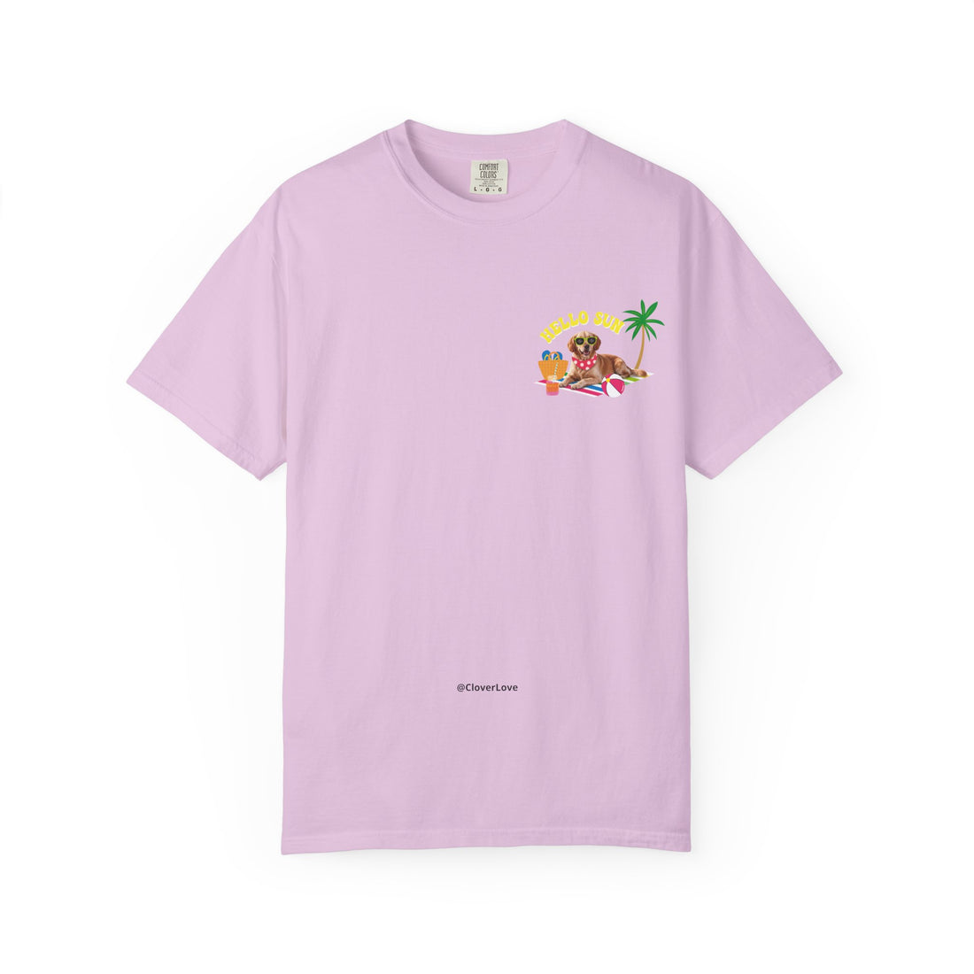 Custom Dog Summer T-Shirt - Funny Beach Dog Tee, Dog Lover Gift
