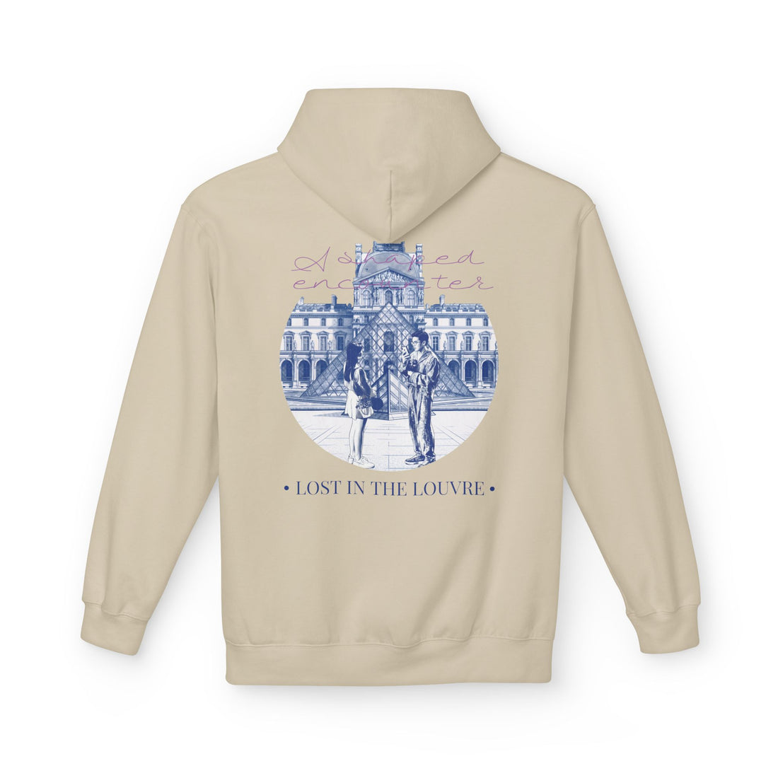 Lost In The Louvre Hoodie | Paris Travel Landmark Sweatshirt