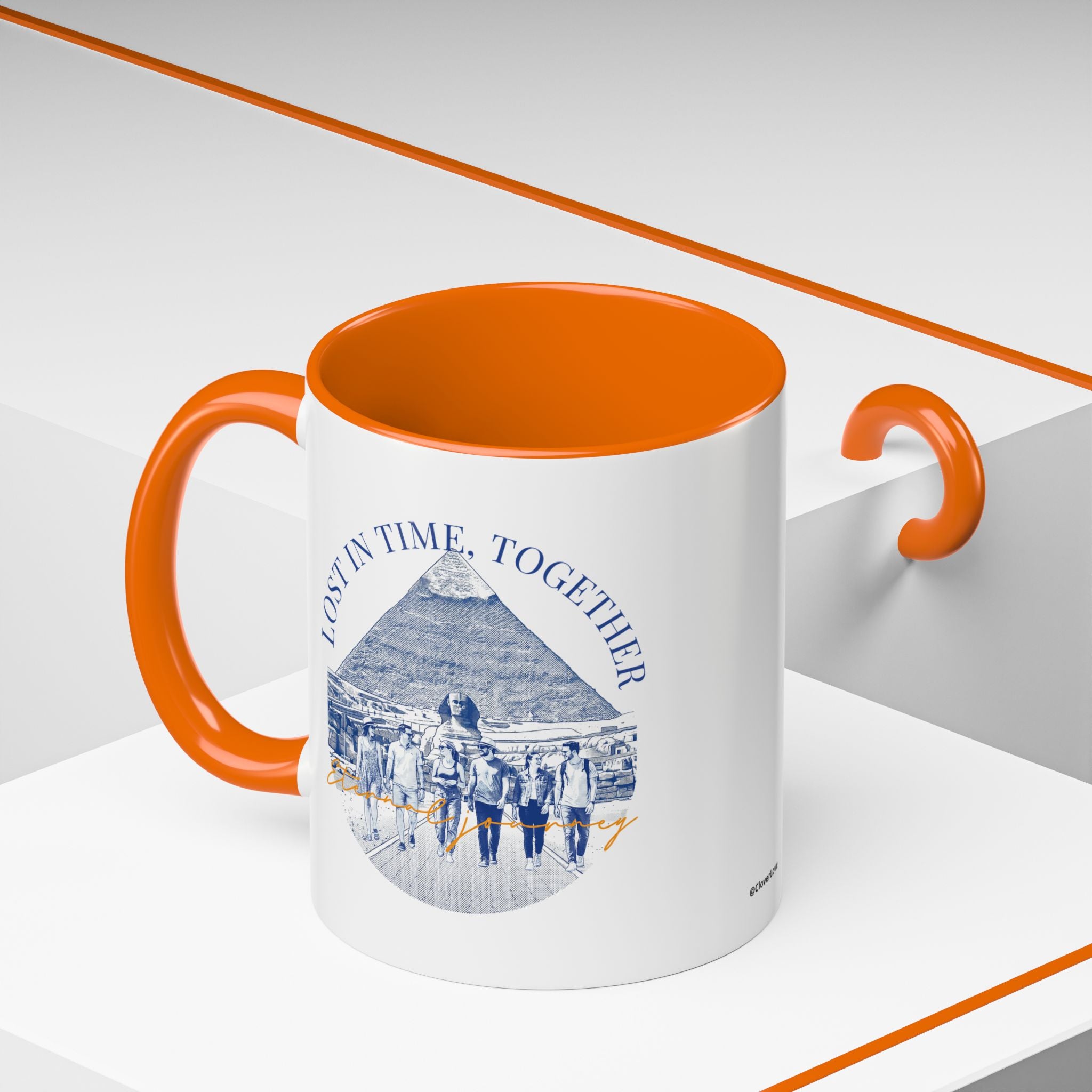 Egypt Travel Memory Mug - Pyramid Adventure Coffee Cup for Travelers