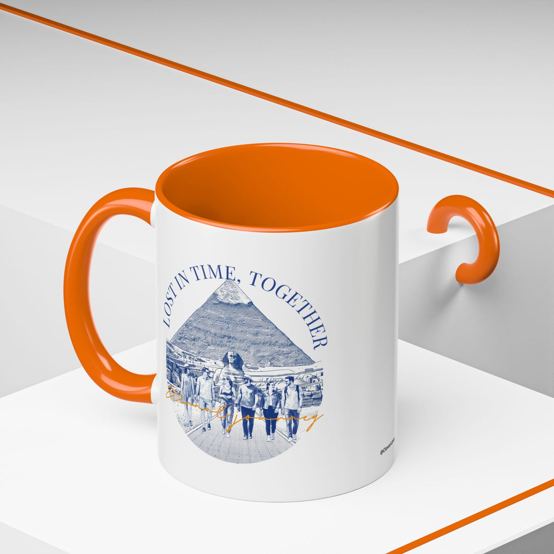 Egypt Travel Memory Mug - Pyramid Adventure Coffee Cup for Travelers
