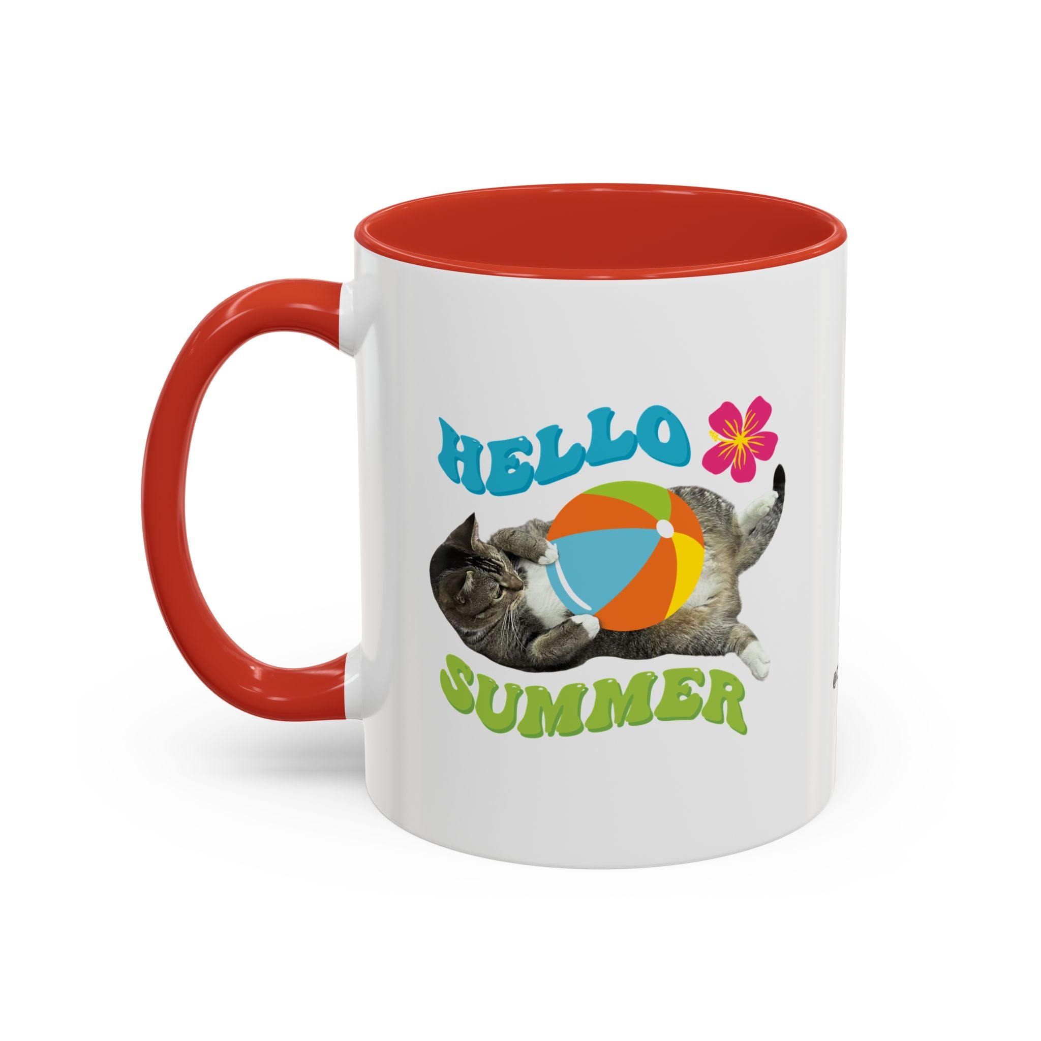 Retro Custom Cat Mug | Personalized Pet Photo Coffee Cup With Custom Text