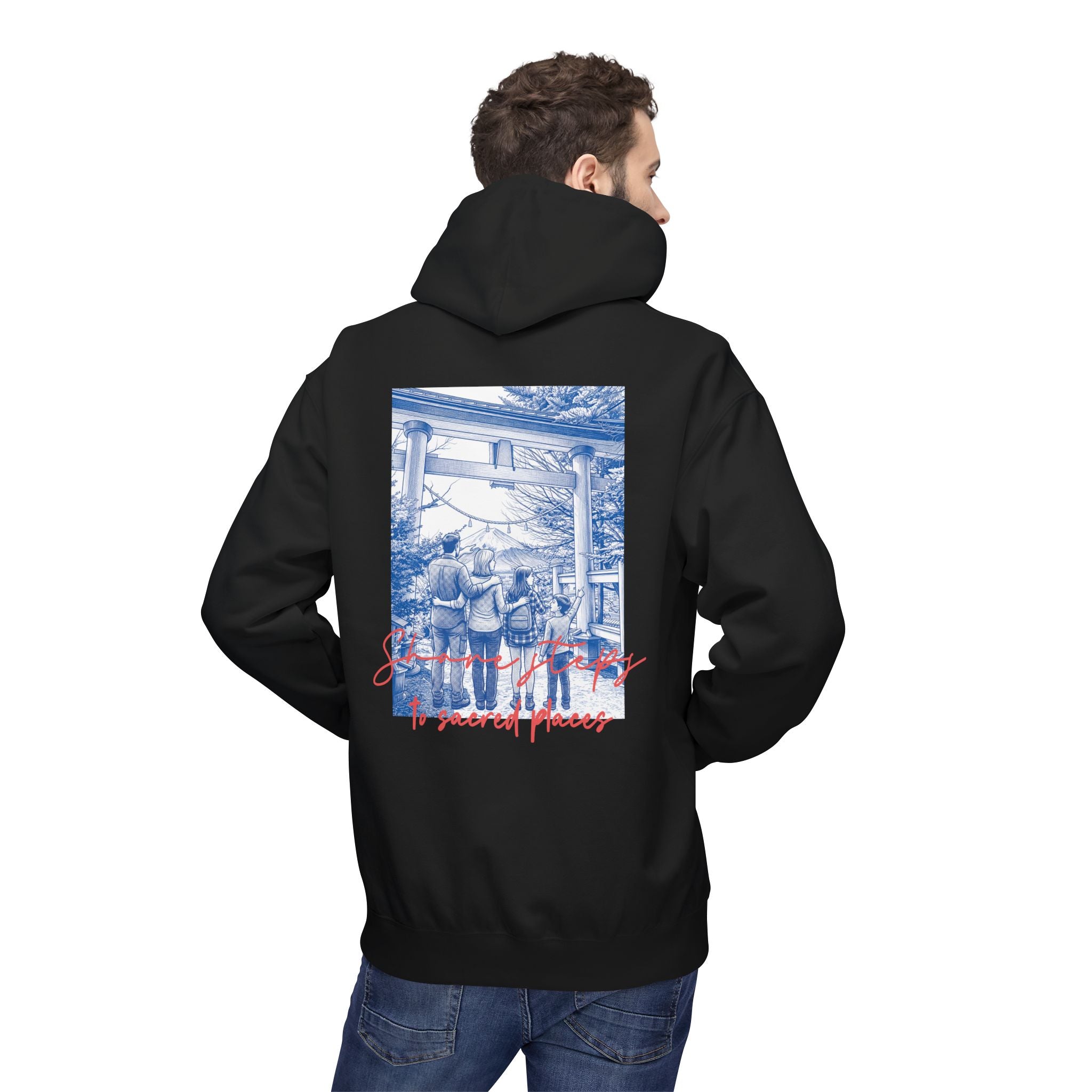 Sacred Places Hoodie | Vintage Travel Landmark Sweatshirt