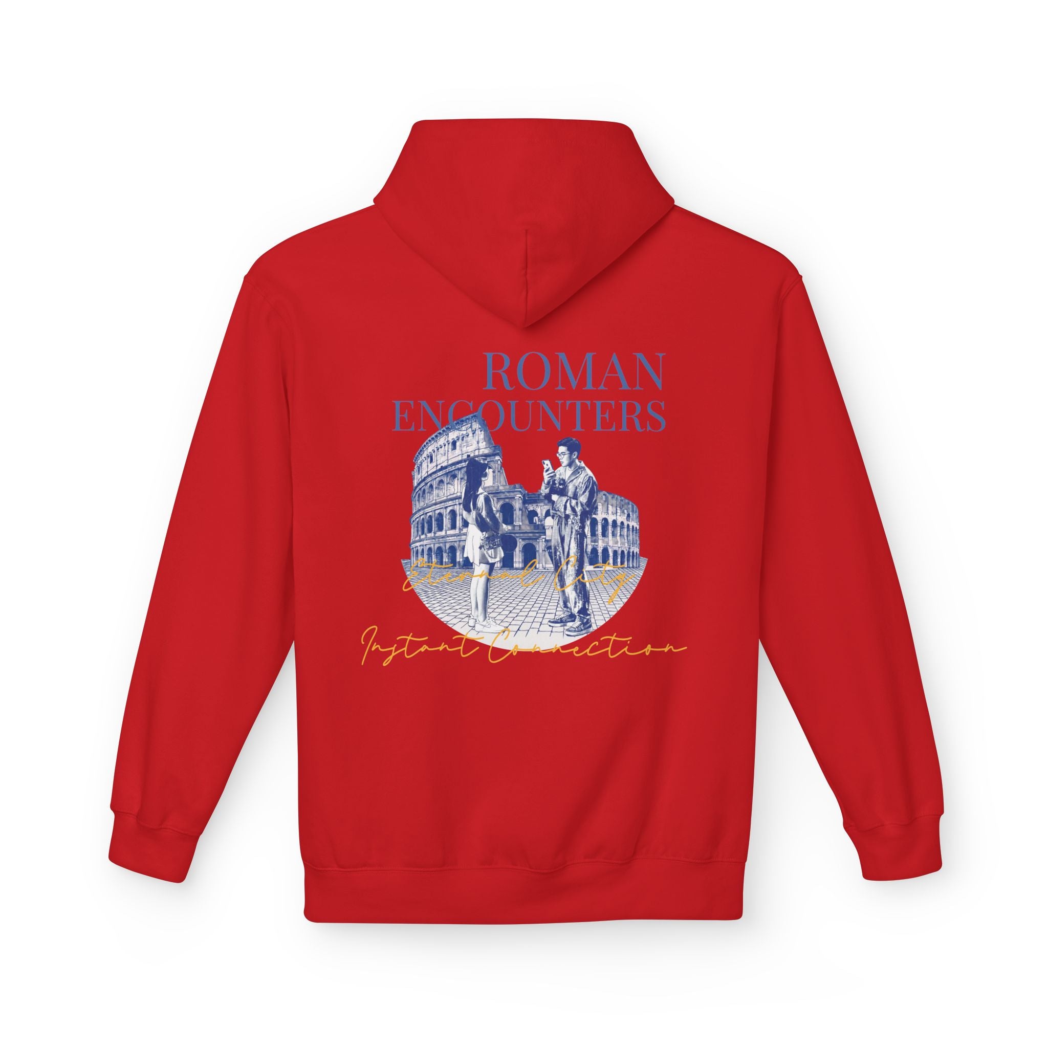 Roman Encounters Hoodie | Colosseum Travel Landmark Sweatshirt