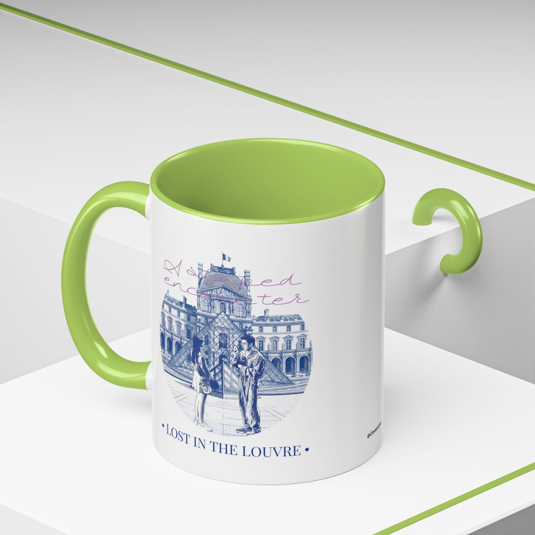 Louvre Paris Travel Mug - Art Museum Coffee Cup for Travelers