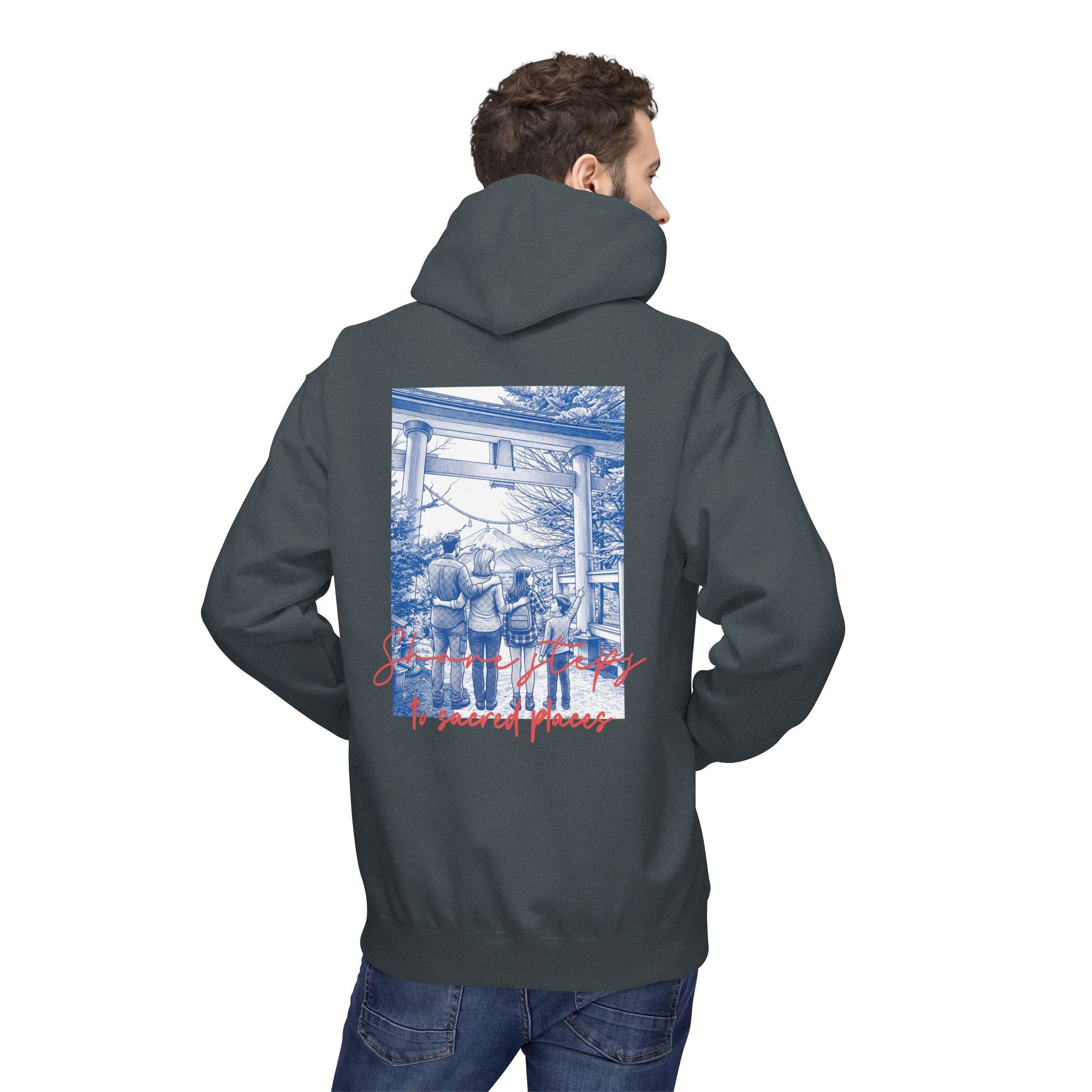Sacred Places Hoodie | Vintage Travel Landmark Sweatshirt
