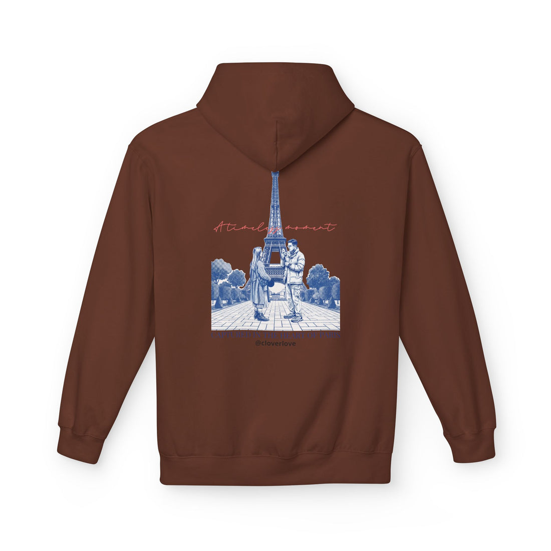 Paris Eiffelturm Hoodie | Romantisches Reise-Grafik-Sweatshirt