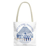 Egypt Pyramid Tote Bag | Vintage Travel Explorer Canvas Bag