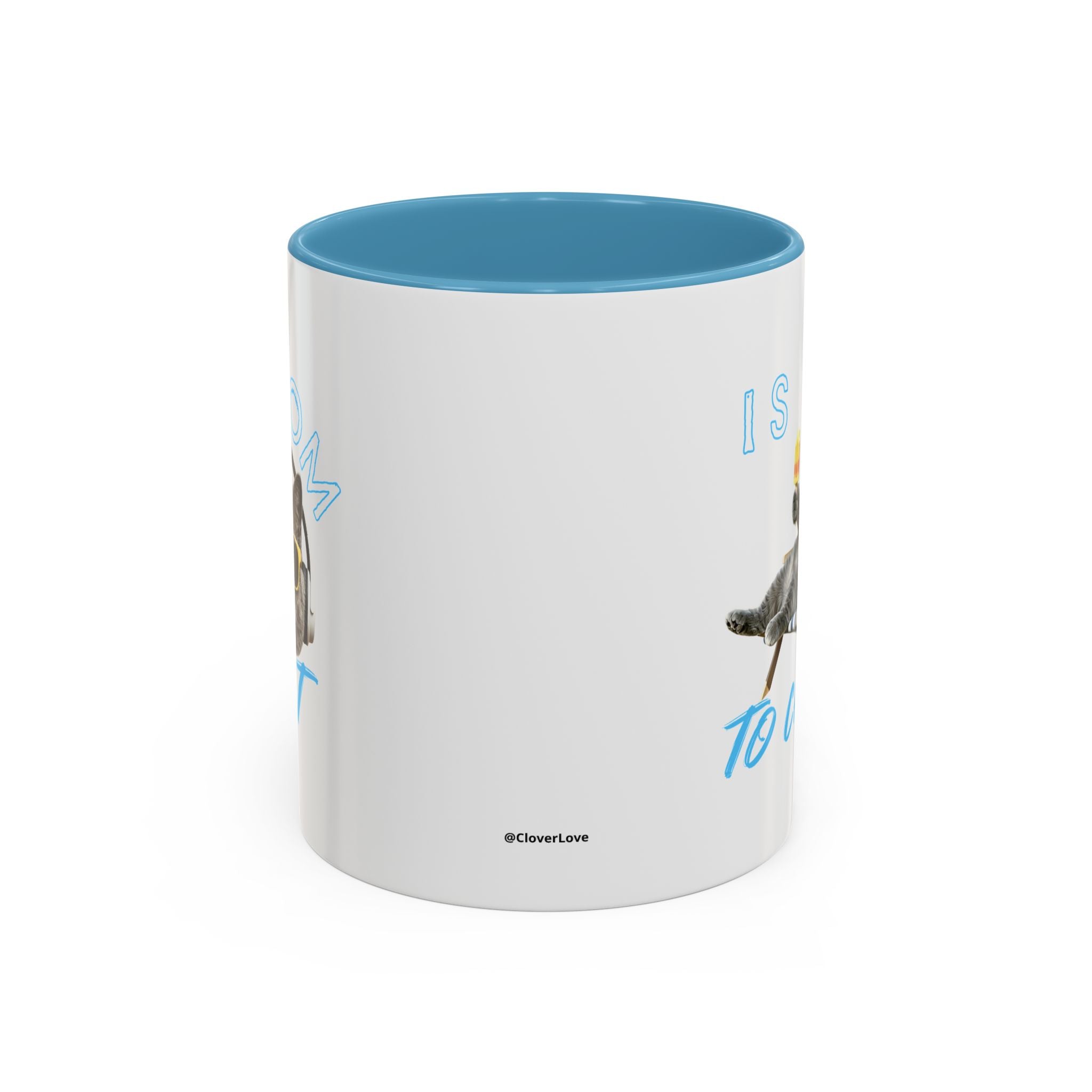 Chill Cat Sommerbecher | Personalisierte Katzenfoto-Kaffeetasse mit individuellem Text