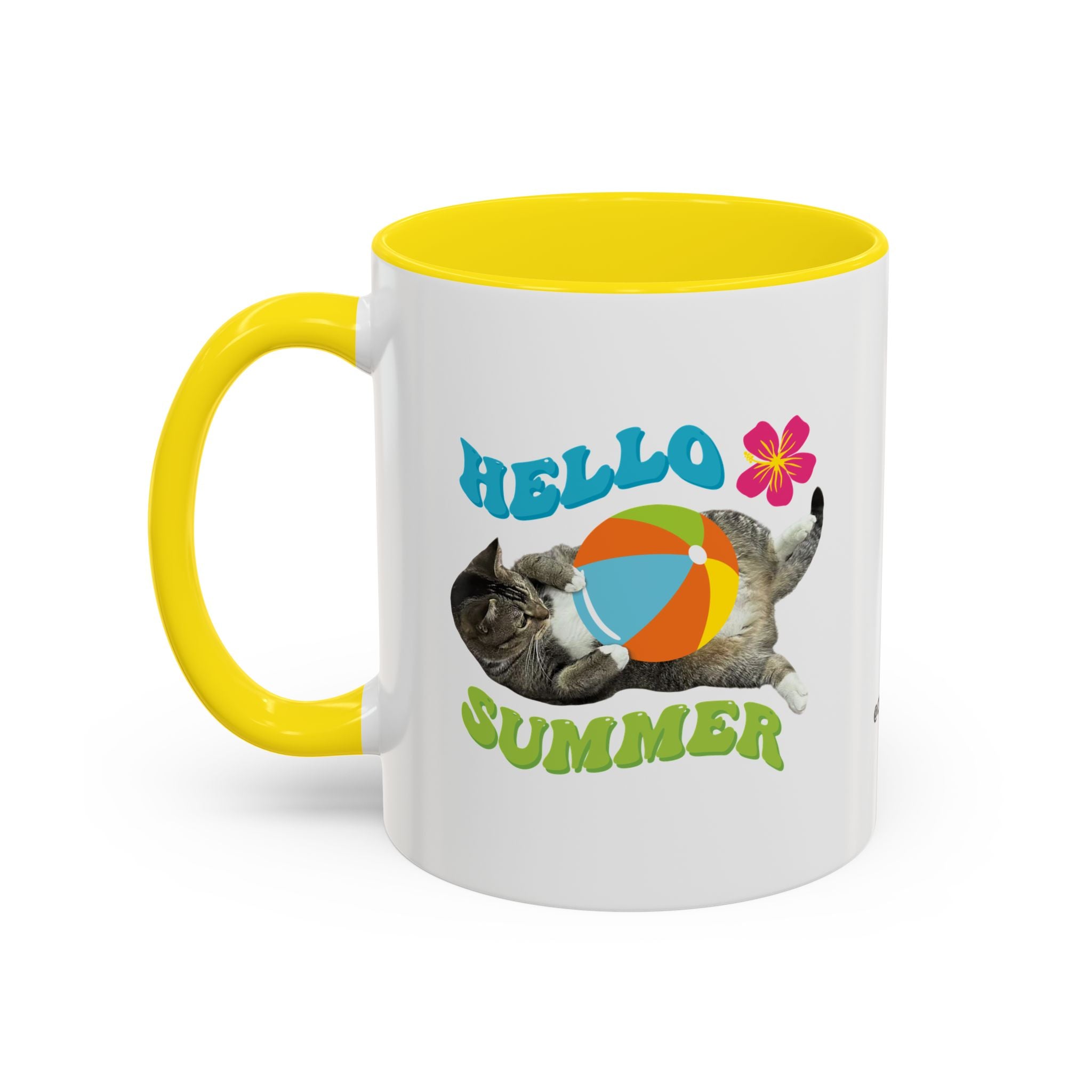 Retro Custom Cat Mug | Personalized Pet Photo Coffee Cup With Custom Text