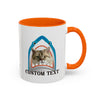 Summer Diving Dog Mug | Personalized Dog Photo Coffee Cup With Custom Text