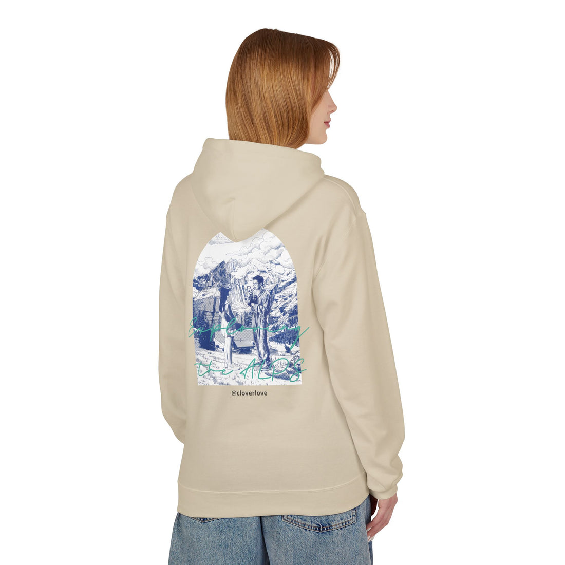 Mountain Travel Hoodie | Abenteuerlandschaft Grafik Pullover