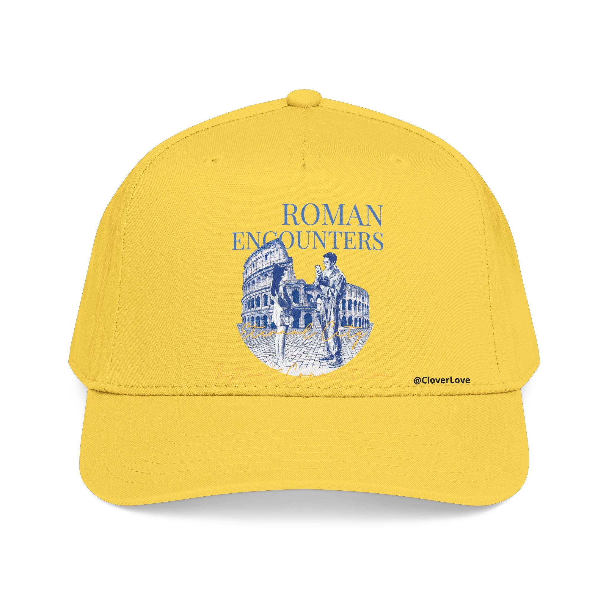 Rome Travel Hat - Colosseum Baseball Cap, European Adventure Dad Hat
