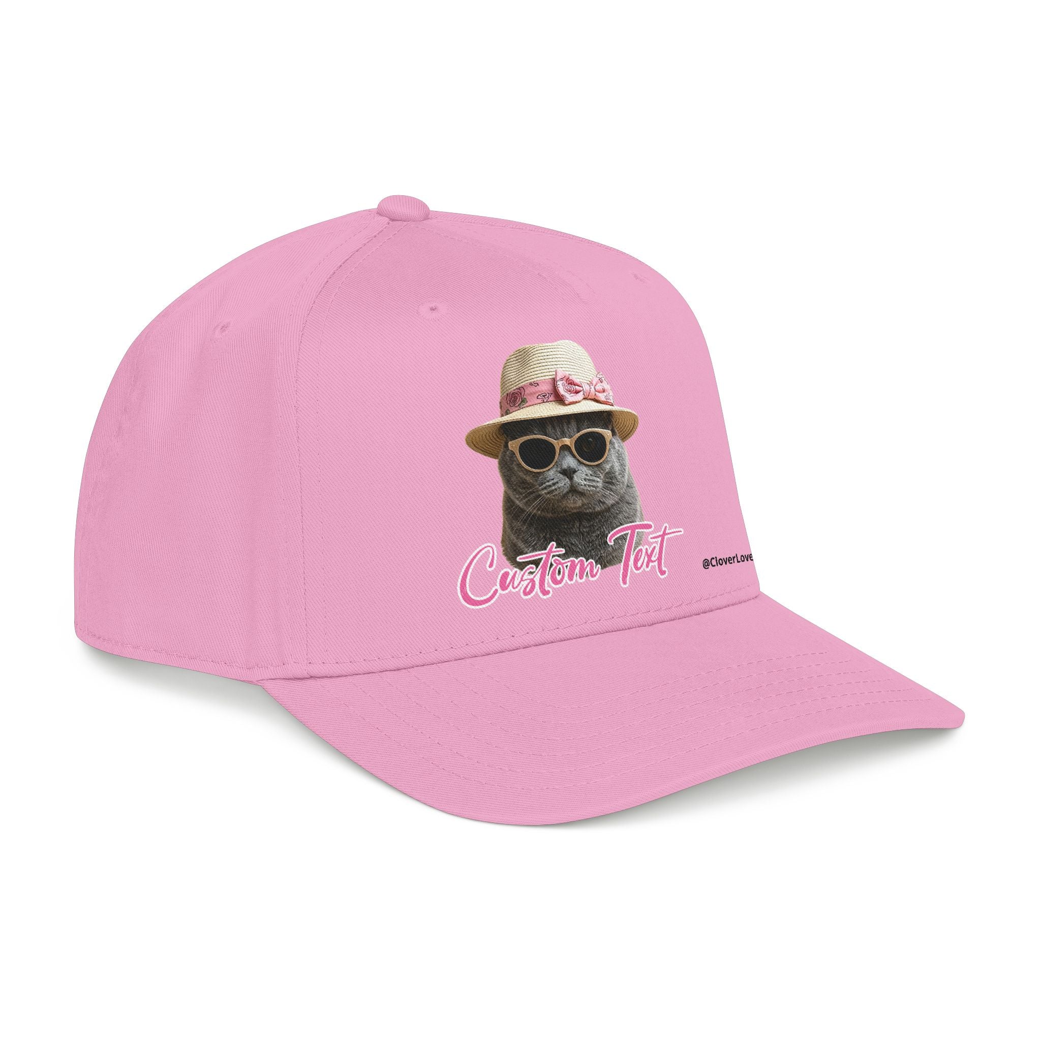 Cute Cat Photo Hat | Personalized Pet Lover Baseball Cap