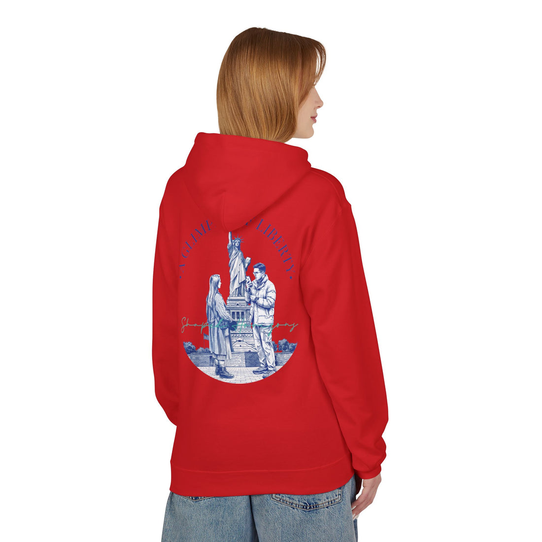 Statue of Liberty Adventure Hoodie | Vintage New York Travel Sweatshirt
