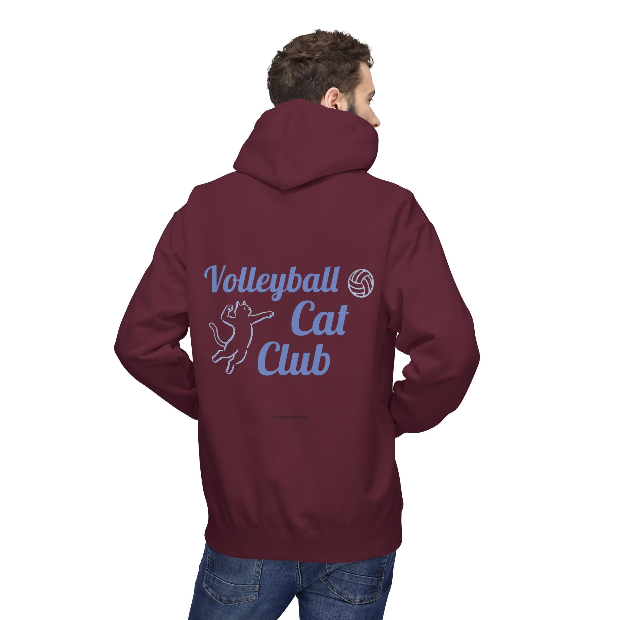 VC8, Catch the Echo Hoodie — Ocean Cat Adventure Graphic Hoodie
