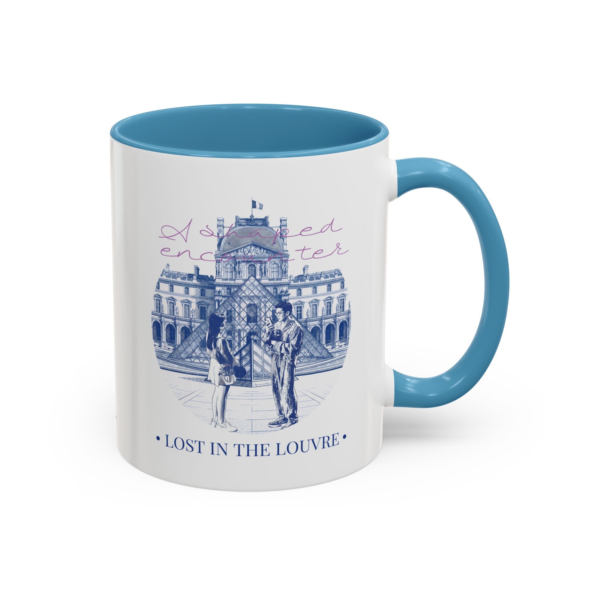 Louvre Paris Travel Mug - Art Museum Coffee Cup for Travelers