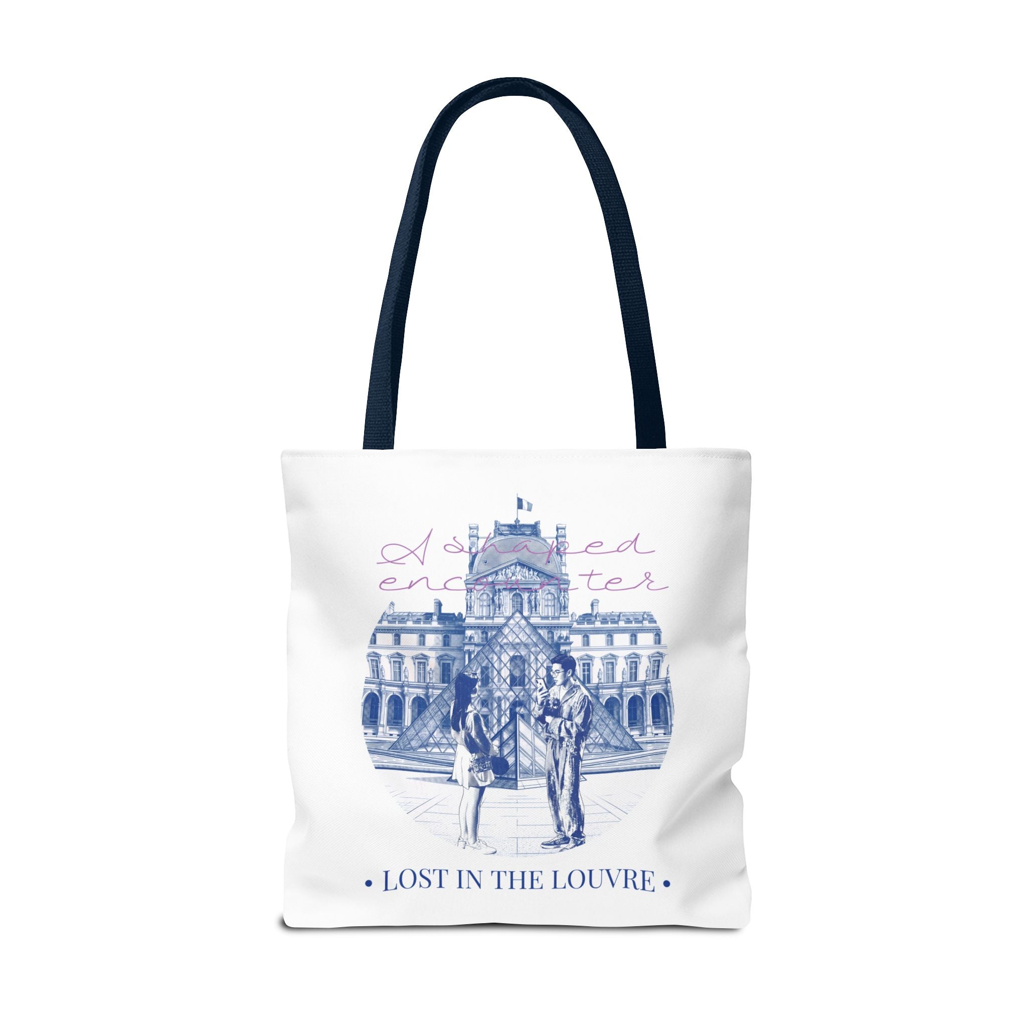 Louvre Paris Tote Bag | Vintage Museum Travel Canvas Bag