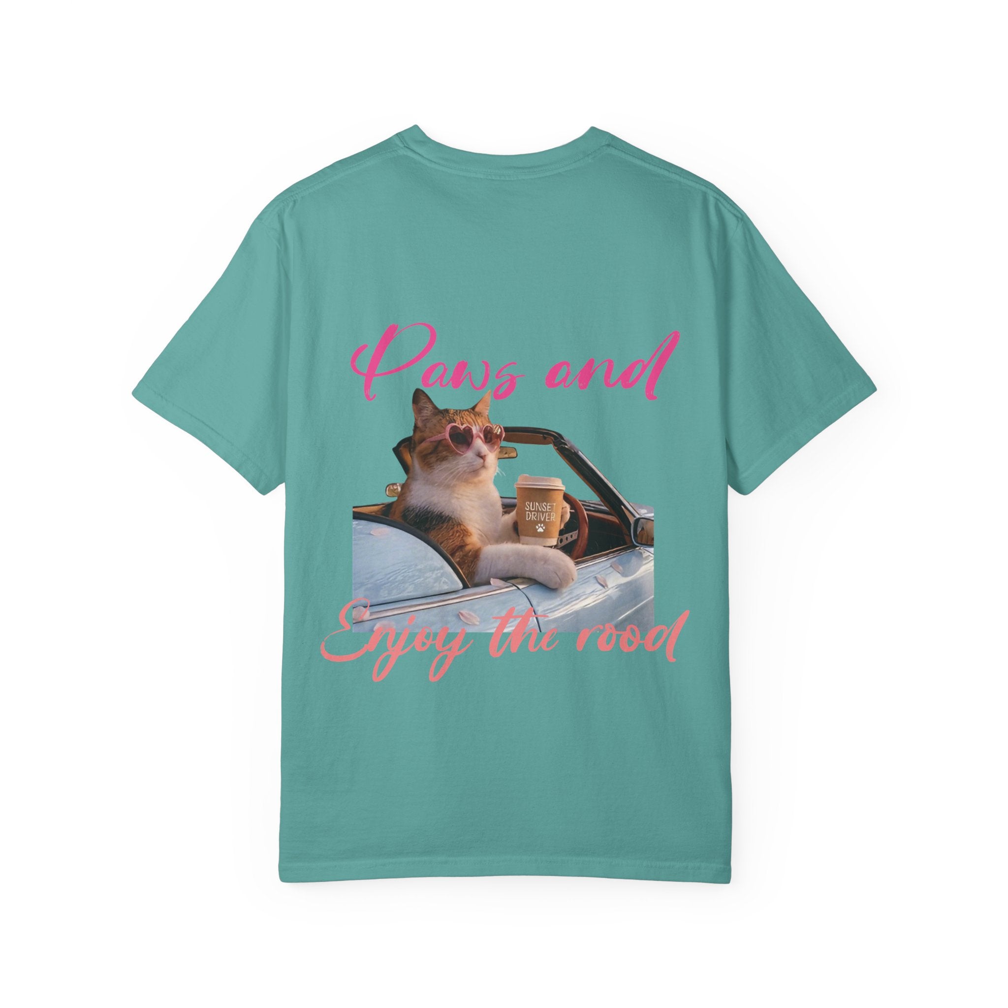 Custom Pet Travel T-Shirt - Summer Road Trip Tee for Cat Lovers