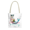 Custom Cat Tote Bag | Personalized Cat Photo Summer Canvas Bag