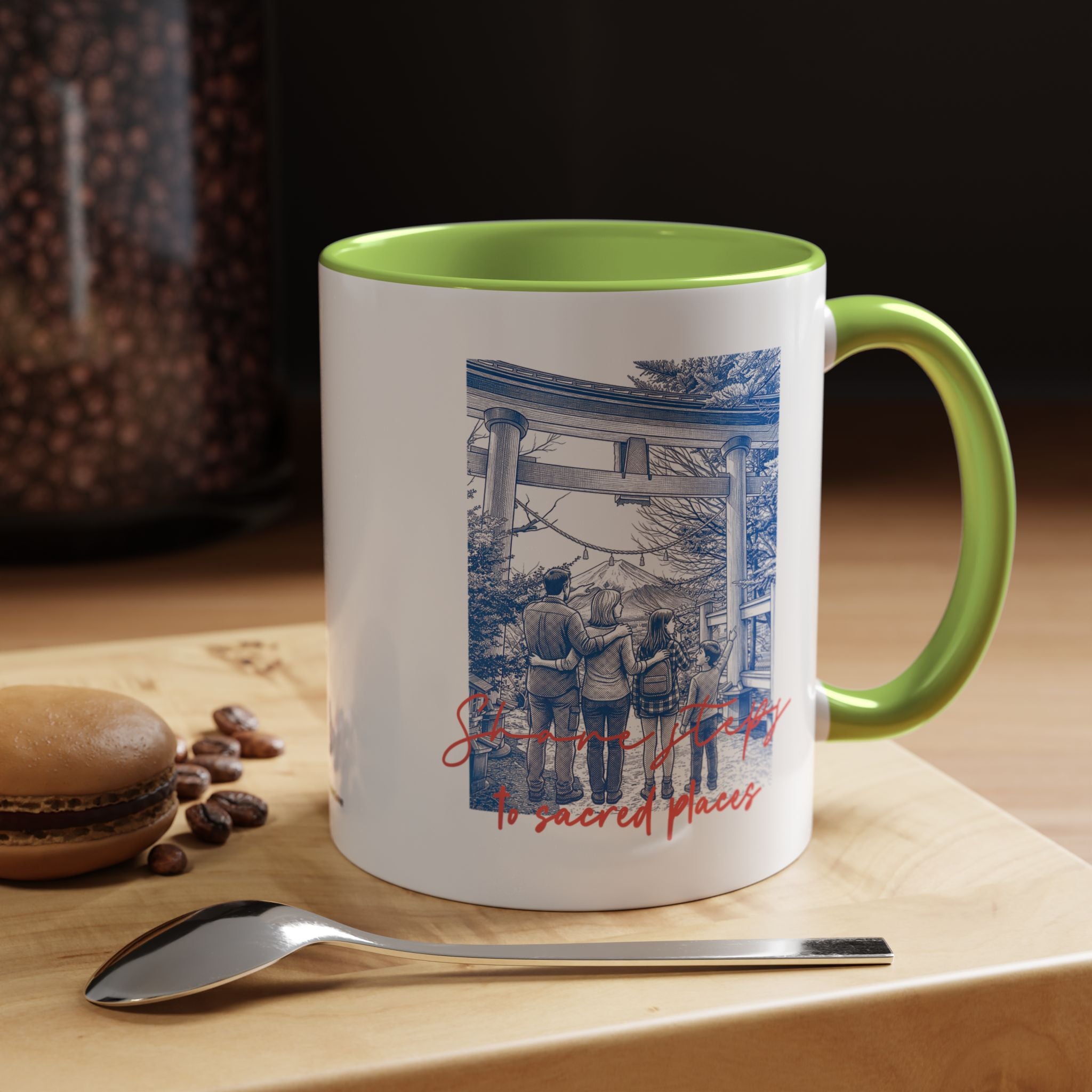 Japan Travel Memory Mug - Mount Fuji Coffee Cup for Travelers