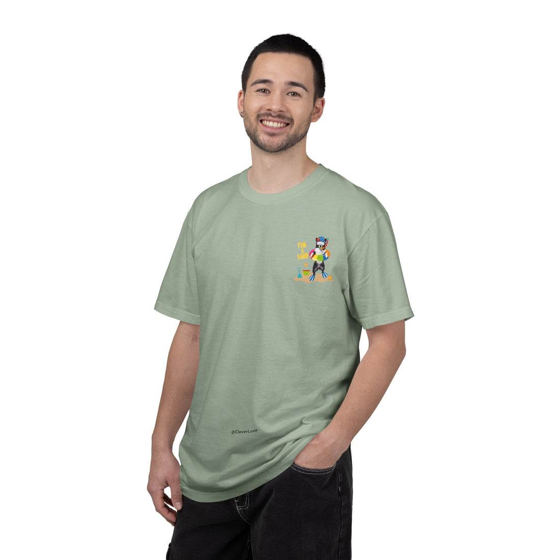 Custom Dog Summer T-Shirt - Funny Beach Diving Dog Tee, Dog Lover Gift