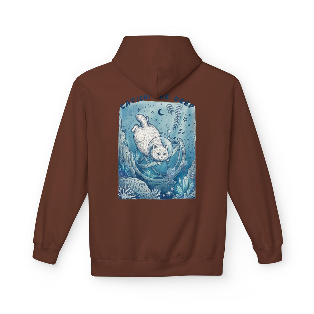 Cat Deep Sea Adventure Hoodie | Vintage Ocean Explorer Graphic Sweatshirt