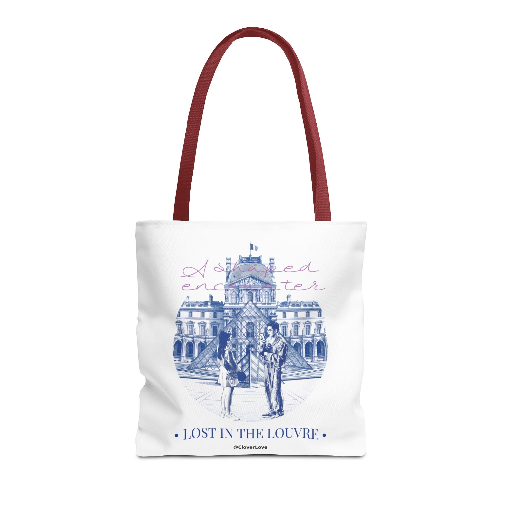 Louvre Paris Tote Bag | Vintage Museum Travel Canvas Bag