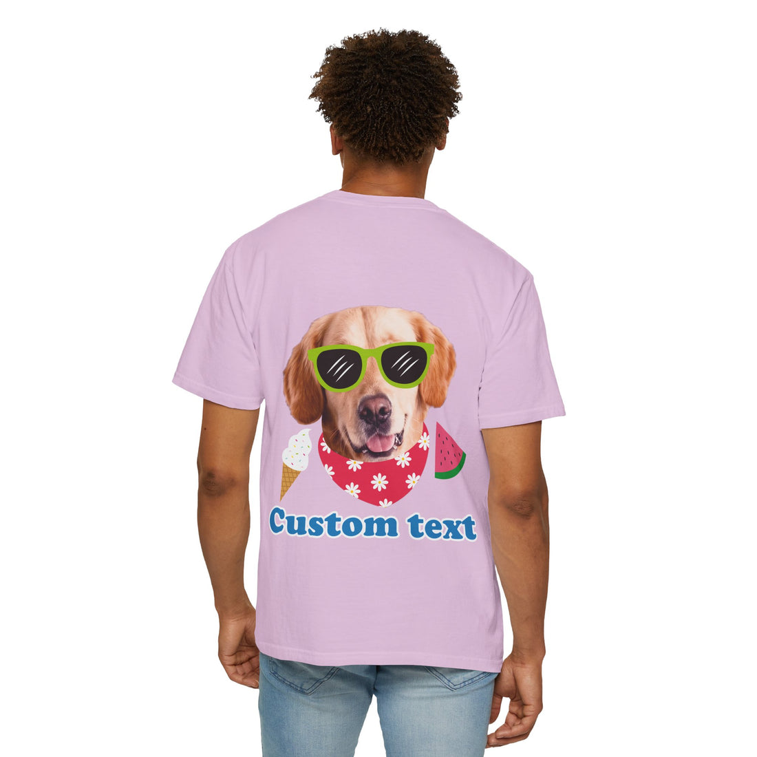 Custom Dog Summer T-Shirt - Funny Beach Dog Tee, Dog Lover Gift