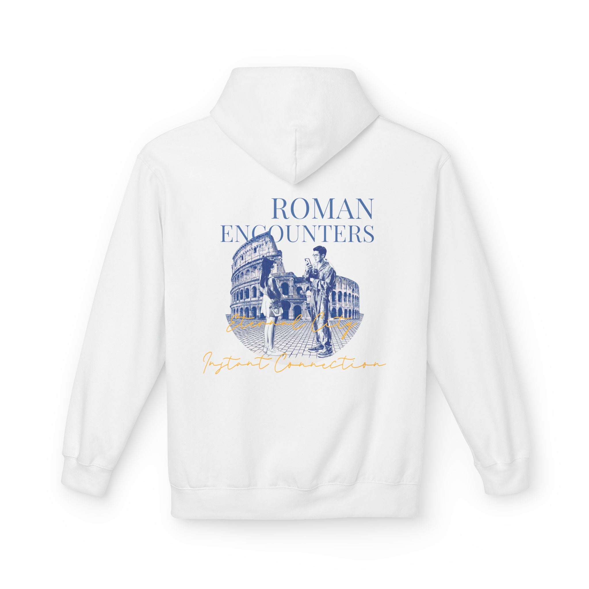 Roman Encounters Hoodie | Colosseum Travel Landmark Sweatshirt