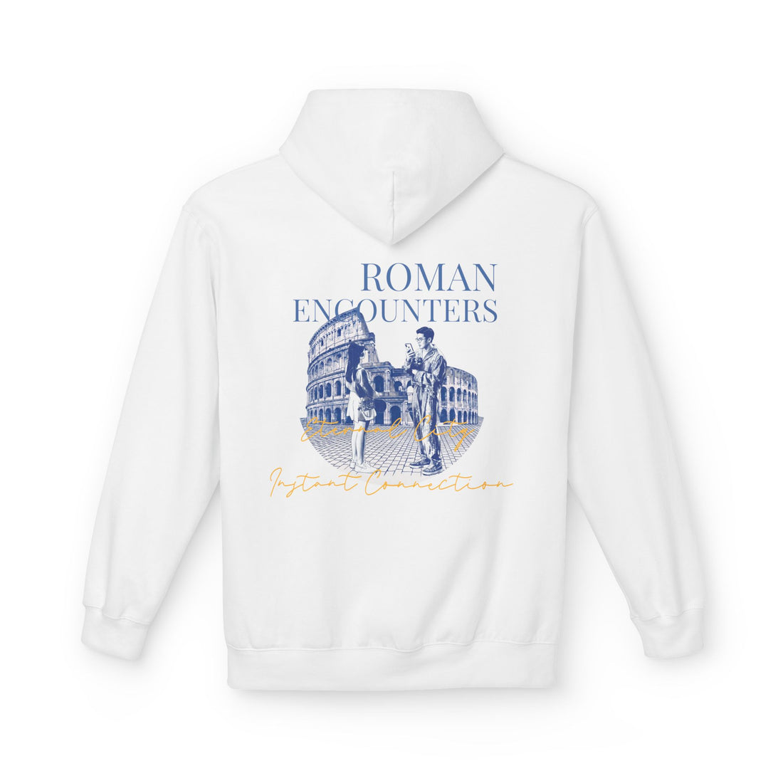 Roman Encounters Hoodie | Colosseum Travel Landmark Sweatshirt