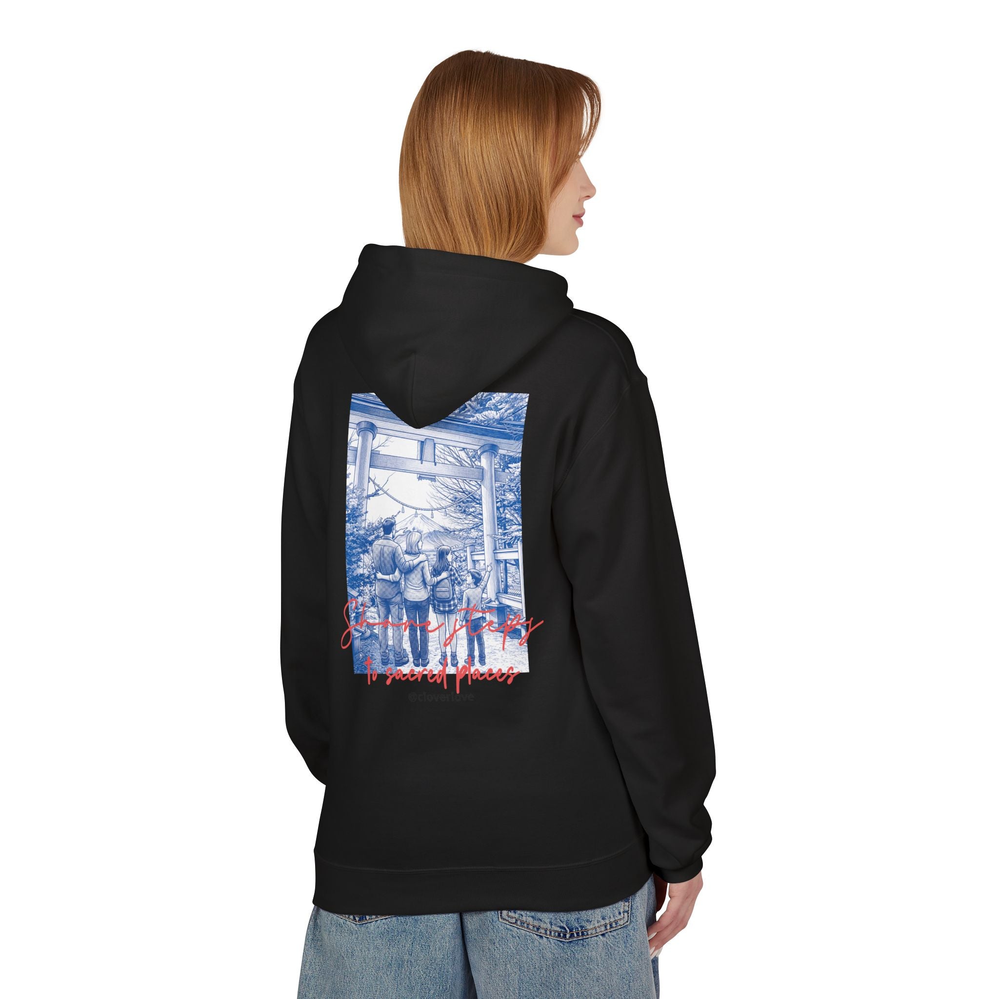 Sacred Places Hoodie | Vintage Reise-Wahrzeichen Sweatshirt