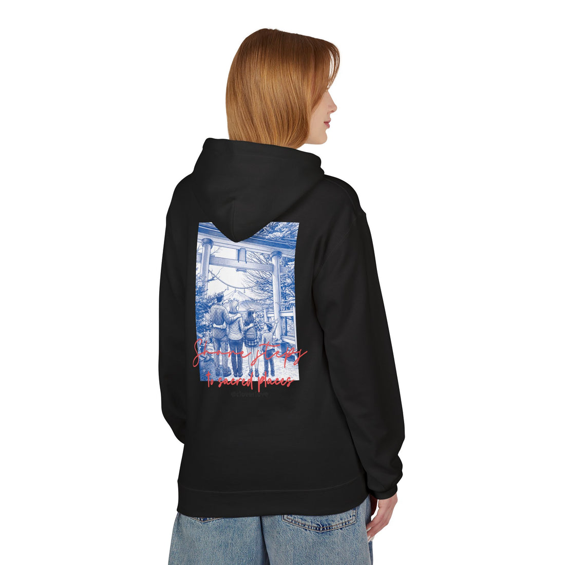 Sacred Places Hoodie | Vintage Reise-Wahrzeichen Sweatshirt