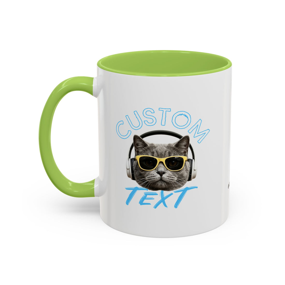 Chill Cat Summer Mug | Personalized Cat Photo Coffee Cup With Custom Text