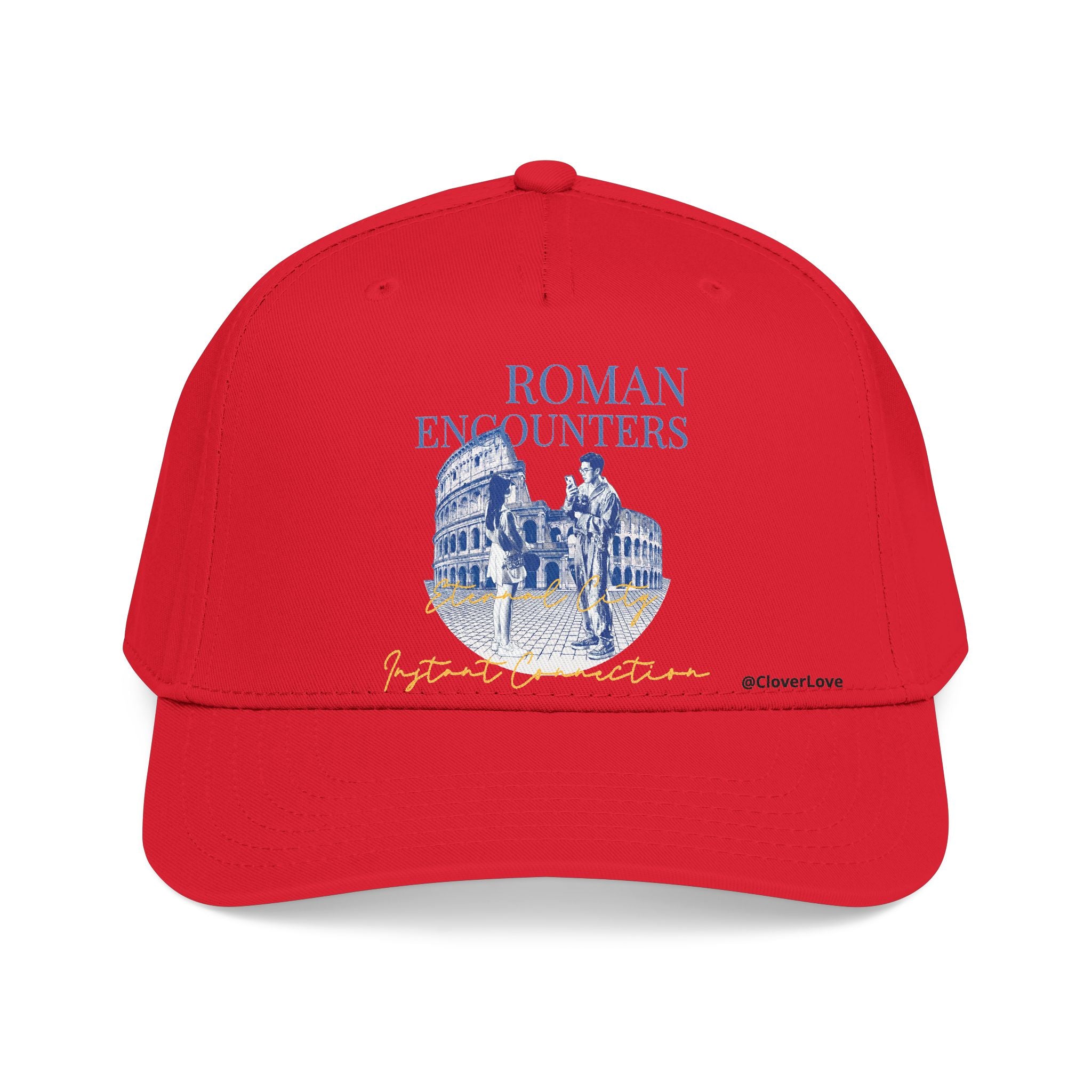 Rome Travel Hat - Colosseum Baseball Cap, European Adventure Dad Hat