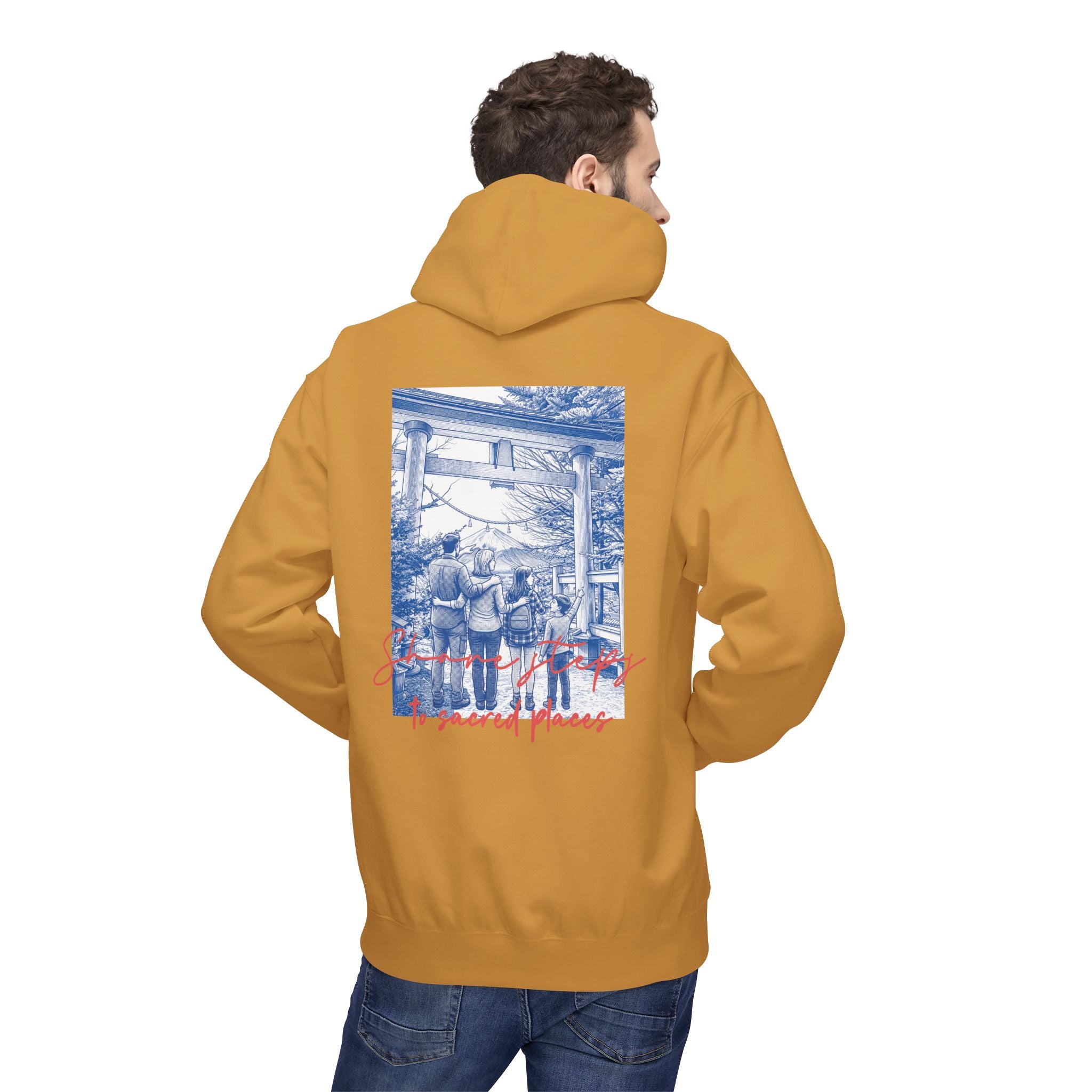Sacred Places Hoodie | Vintage Travel Landmark Sweatshirt
